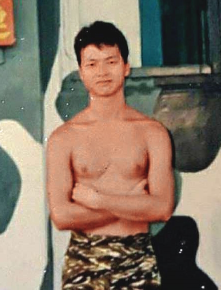 莊文宗年輕時隸屬海軍陸戰隊，曾經駐守南沙太平島，操練出投資紀律。（莊文宗提供）