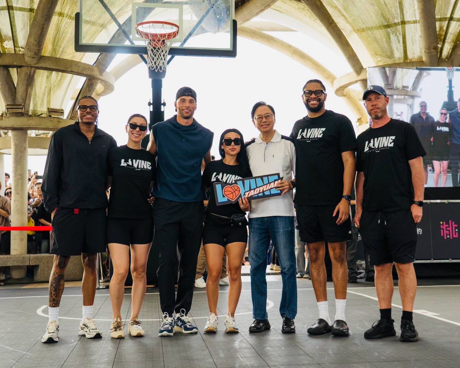 桃市府還找NBA球星Zach LaVine來為活動炒熱氣氛。（翻攝自桃趣總動園﻿）