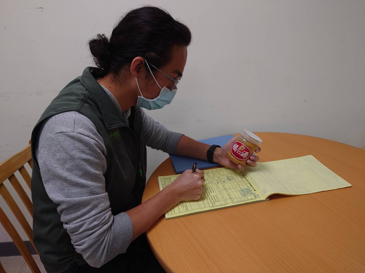 新竹市衛生局9月14日抽驗「新竹福源花生醬」，總黃麴毒素、黃麴毒素B1、赭麴毒素A，結果均符合規定。（新竹市衛生局提供）