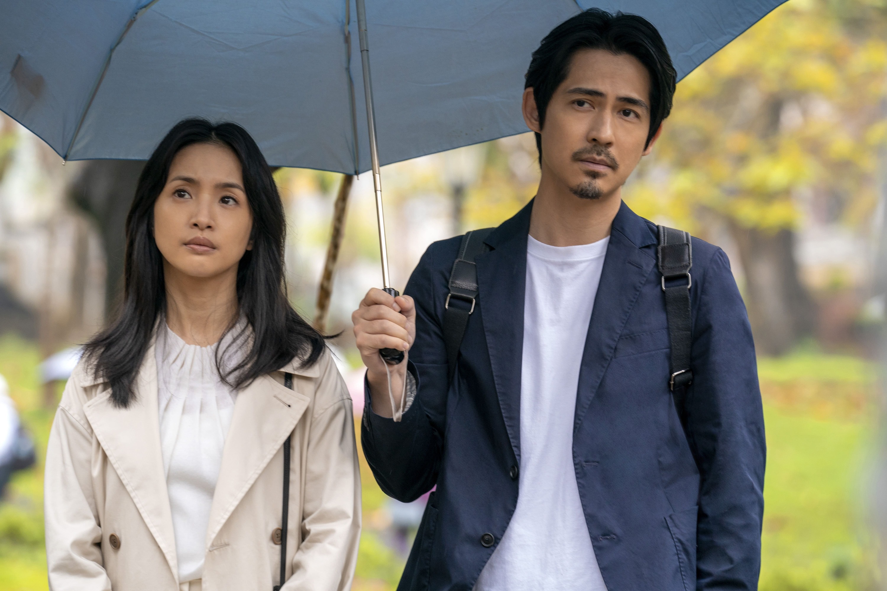 林依晨在片中遇到跟她一樣對審美、擇偶很是執拗的周渝民，兩人因此愈走愈近。（甲上提供）