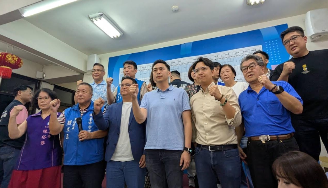 台中3藍委聯合感謝多數台中市民的支持。