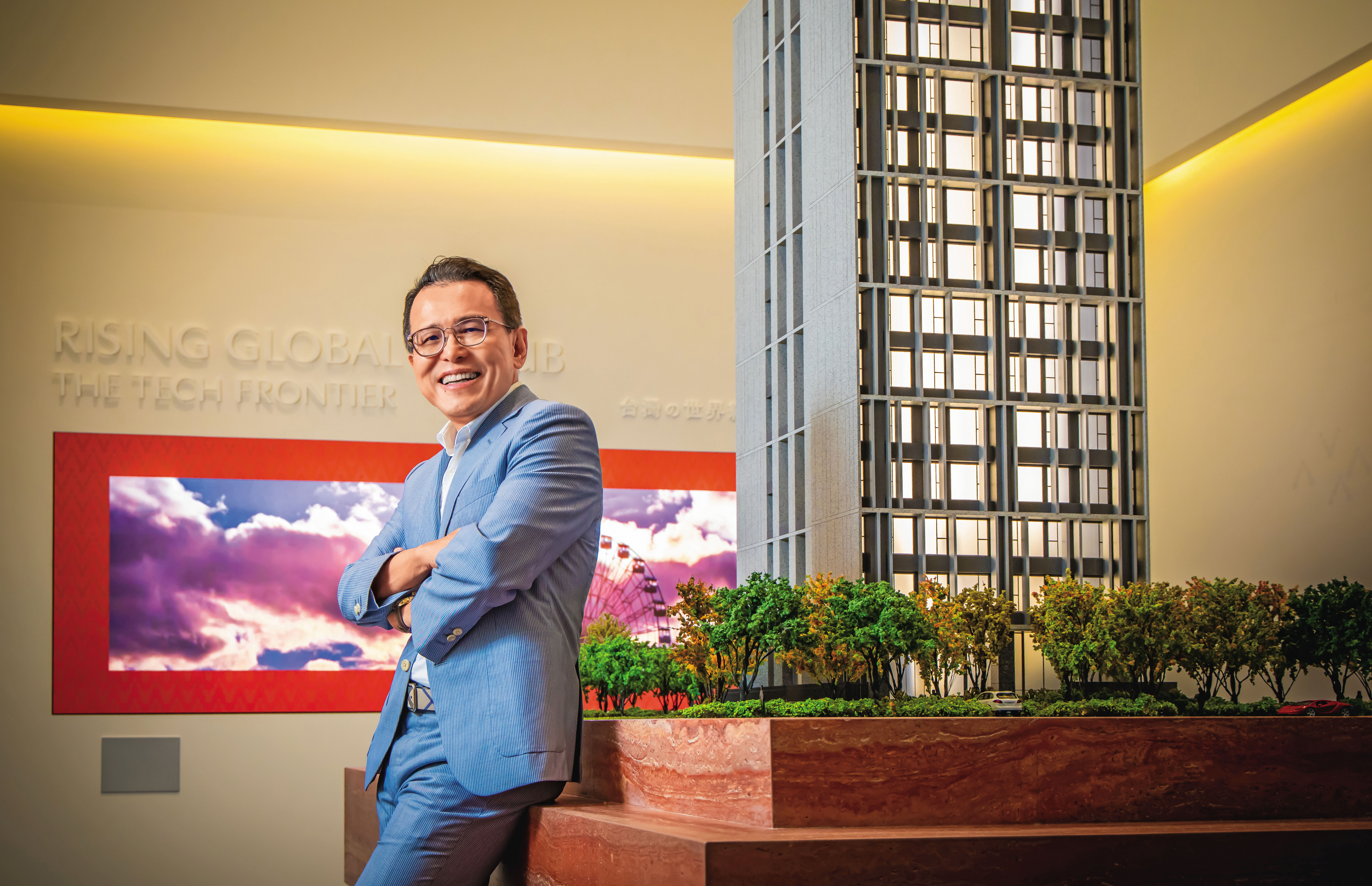 有深厚土地開發底子的蔡錫全，創業12年便累積了20個案子，去年推案近八十億元。今年他進軍殺戮戰場北士科重劃區，要用產品力與品味做出差異化。