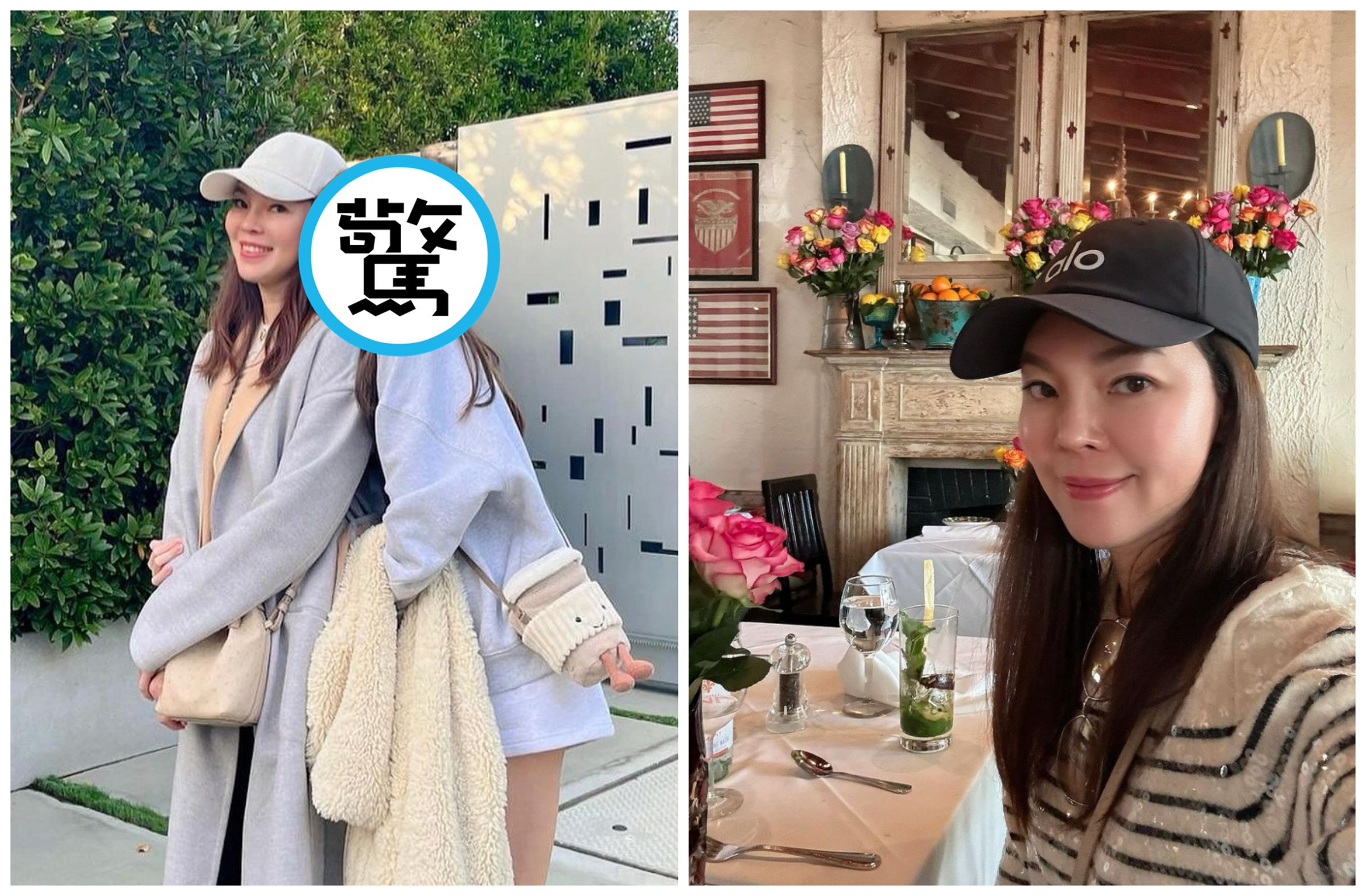 曾馨瑩帶著女兒在美國過冬。(翻攝曾馨瑩IG)