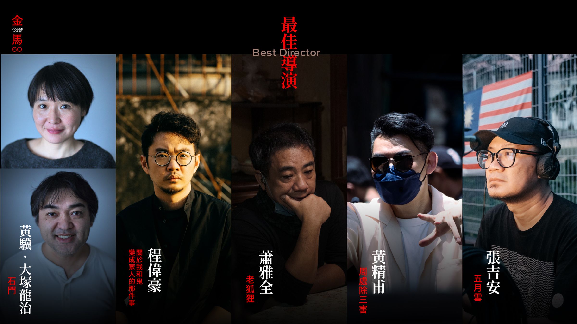 最佳導演入圍名單出爐。（翻攝自金馬影展 TGHFF臉書）
