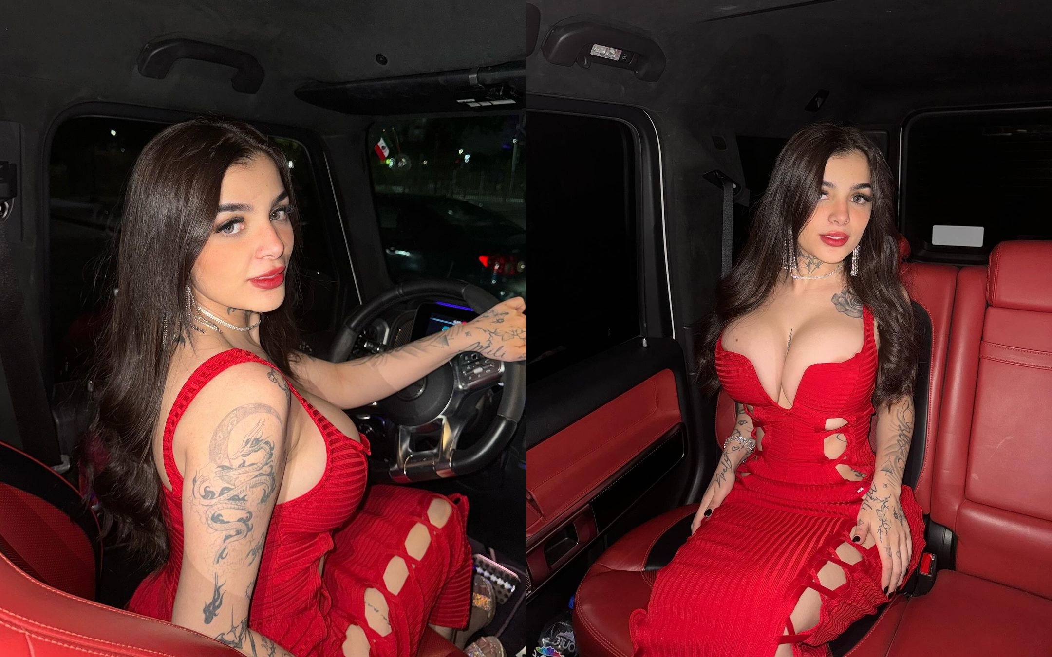 魯伊斯為獎勵狂熱粉絲將她的臉刺在手臂，竟與對方無套發生性行為。（翻攝IG@karelyruiz.of）