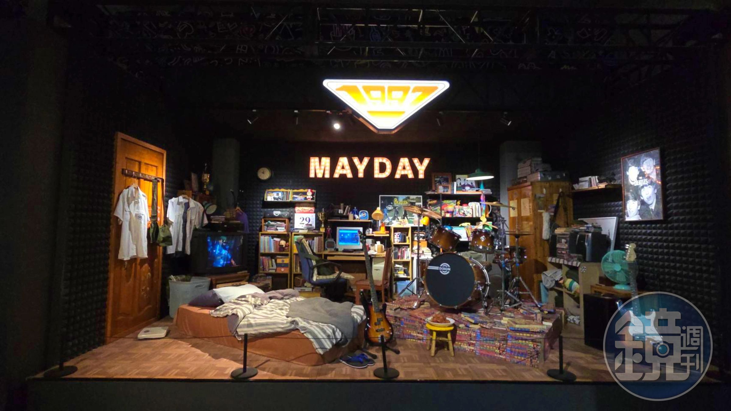 五月天MAYDAYLAND展覽猶如時空隧道，帶領歌迷體驗五月天成長歷程。