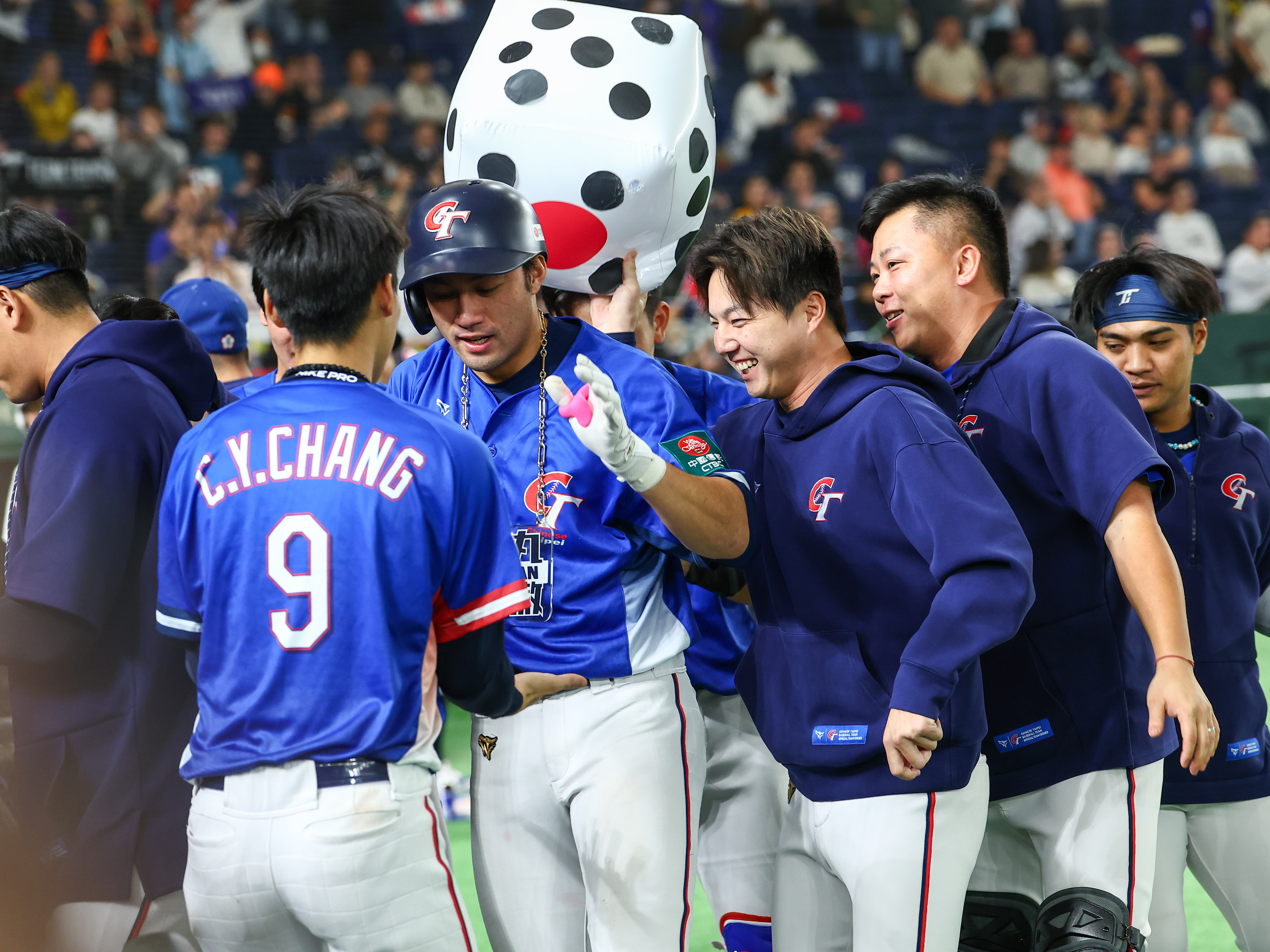 世界棒球12強賽複賽台灣隊以8比2大勝美國。（中華棒協提供）
