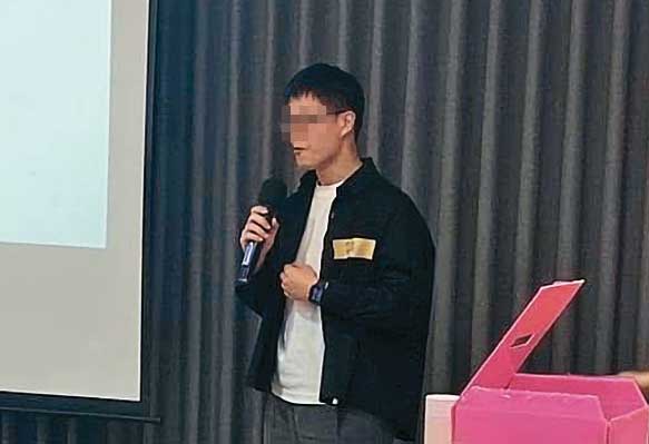 周姓治療師（圖）盜用同事帳號投票，東窗事發後已遭提告。（翻攝台灣呼吸治療產業工會臉書）