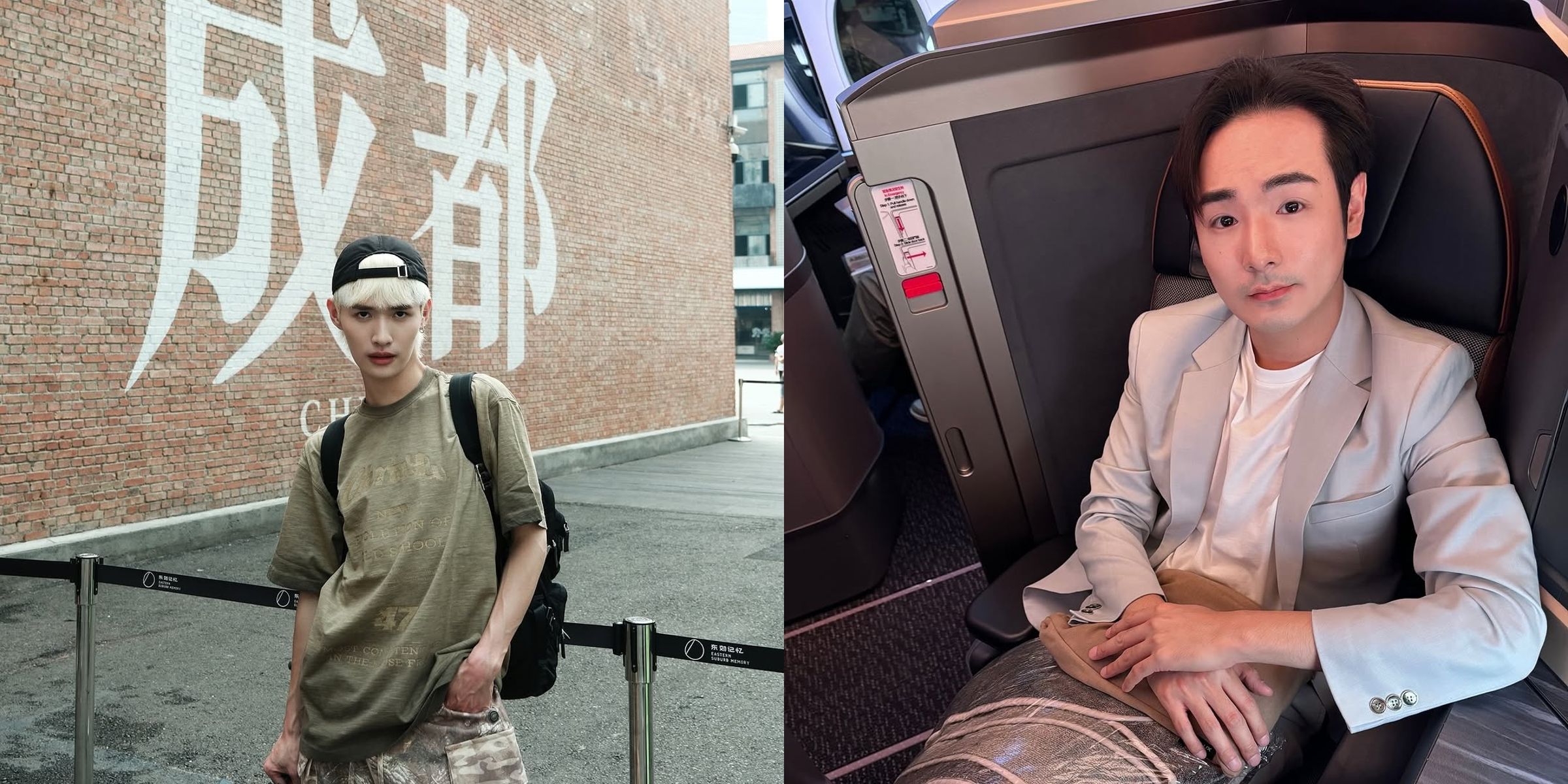 百萬網紅八炯拍攝「中國統戰紀錄片」，意外曝光中國黨媒疑與鍾明軒有合作。（翻攝IG@musiclin_1107、big_star_ken）