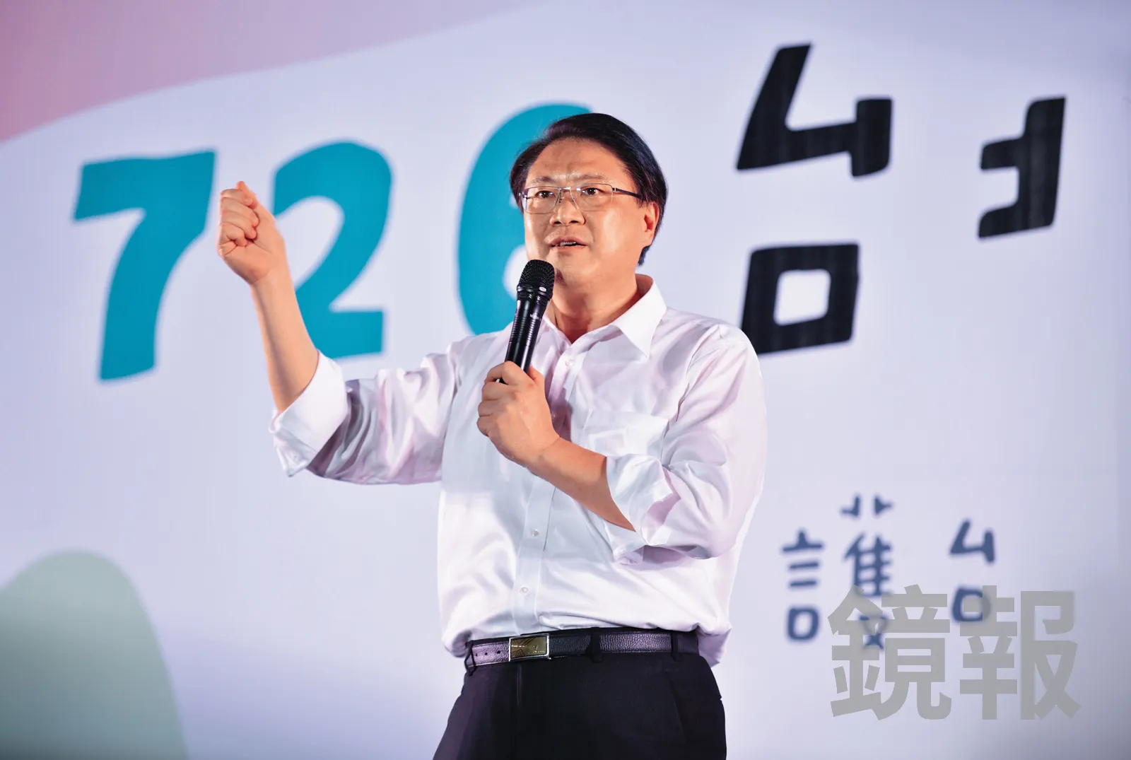 林右昌被點名參戰台北市長選舉。（鏡報李智為）