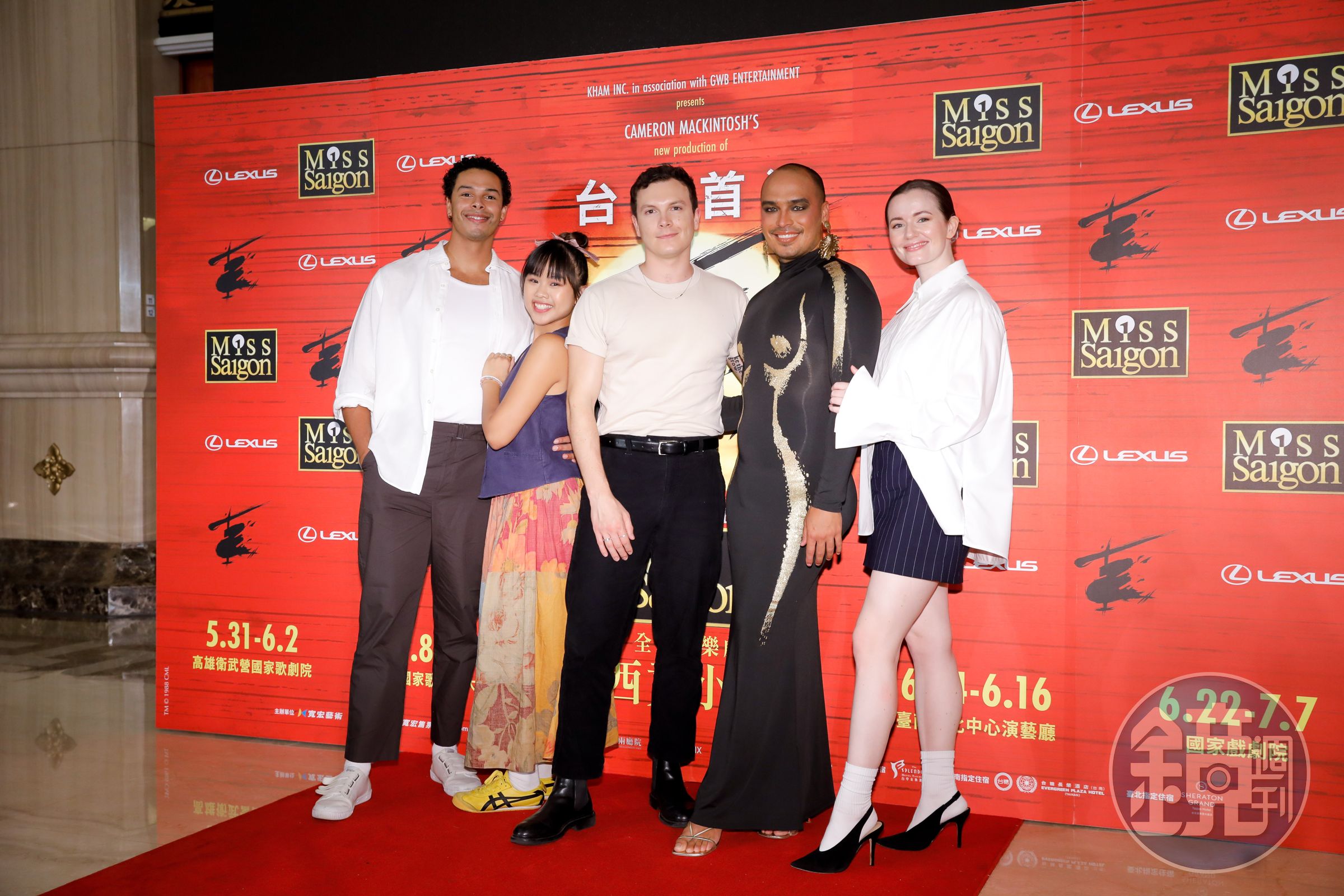 《西貢小姐》從五月底一路將演到7月,演員已演過高雄、台中語台南場,也開心地去過當地夜市。