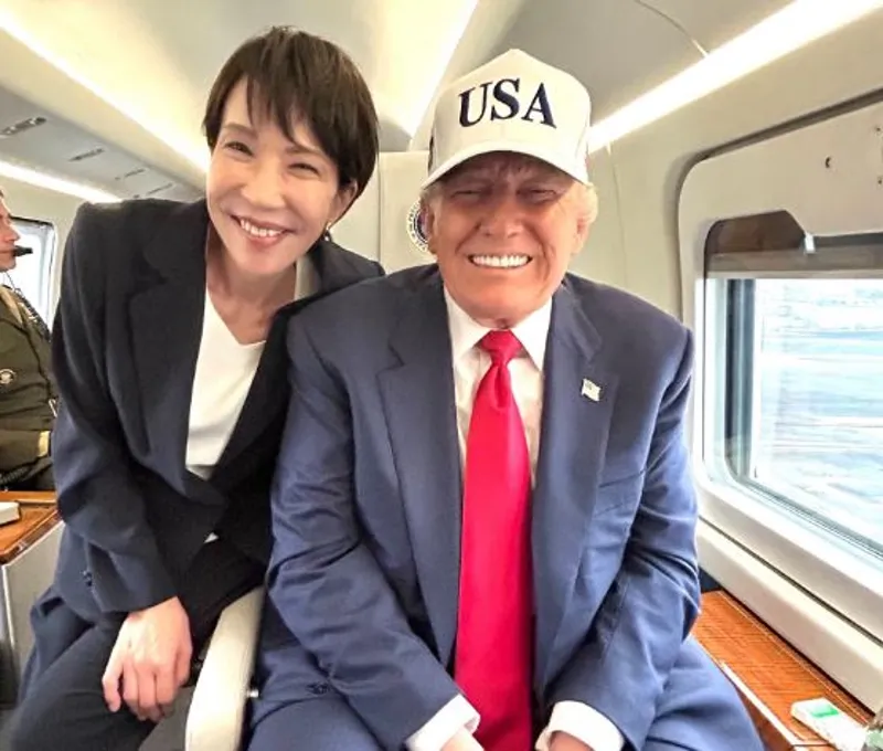 高市早苗昨晚與川普通話。圖為先前畫面。（翻攝自X@takaichi_sanae）