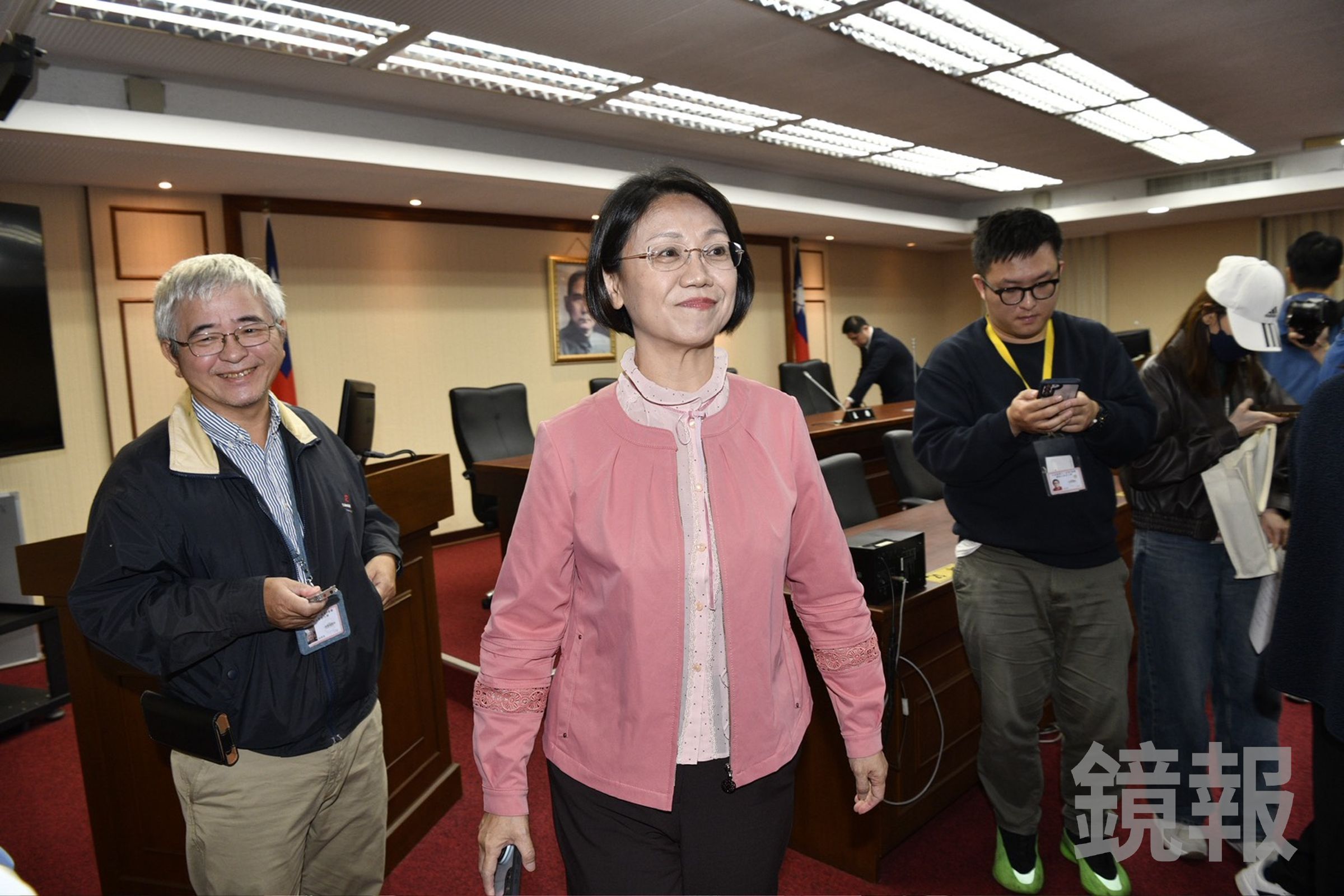 翁曉玲提案修法降低罷免總統門檻。(鏡報李智為)