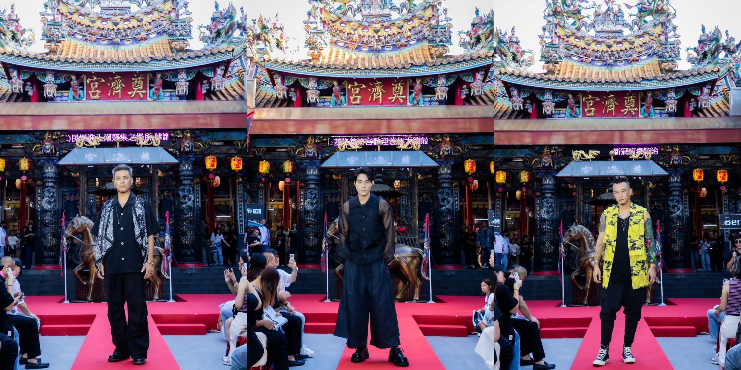 《角頭：鬥陣欸》出現多位前男團成員，包括「MP魔幻力量」的嘎嘎、「B.A.D」的白吉勝、「Energy」的唐振剛，以及「大嘴巴」的懷秋。（曼尼娛樂提供）
