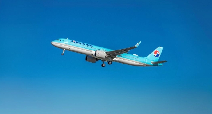 大韓航空22日一架從仁川飛往台中的班機起飛後增壓系統異常，緊急決定返航。（示意圖，翻攝自Korean Air臉書）