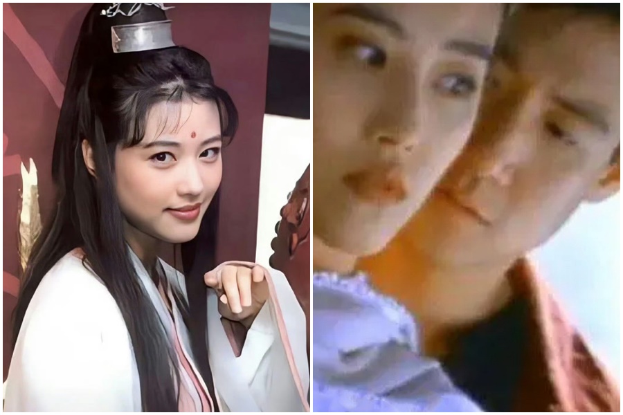  周海媚1994年演出的《倚天屠龍記》周芷若一角成為她最經典的角色。學友〈吻別〉MV就是周海媚擔任女主角，風情萬種迷倒不少男士。（網路圖片）