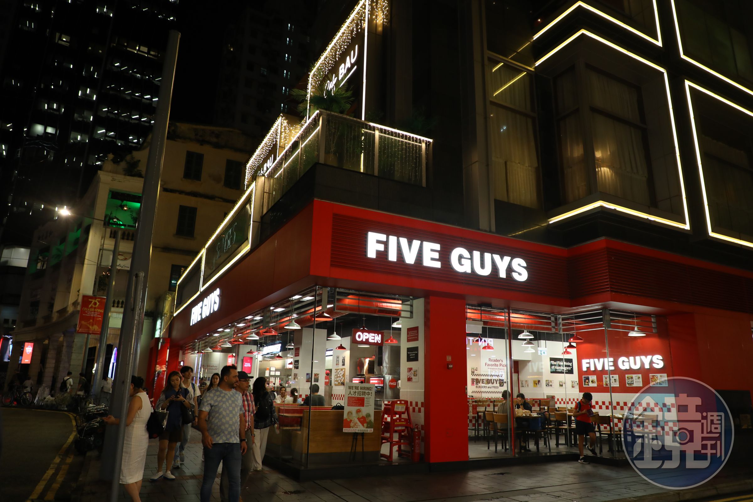 「Five Guys」於2018年進軍香港，選在灣仔做為香港第一站。