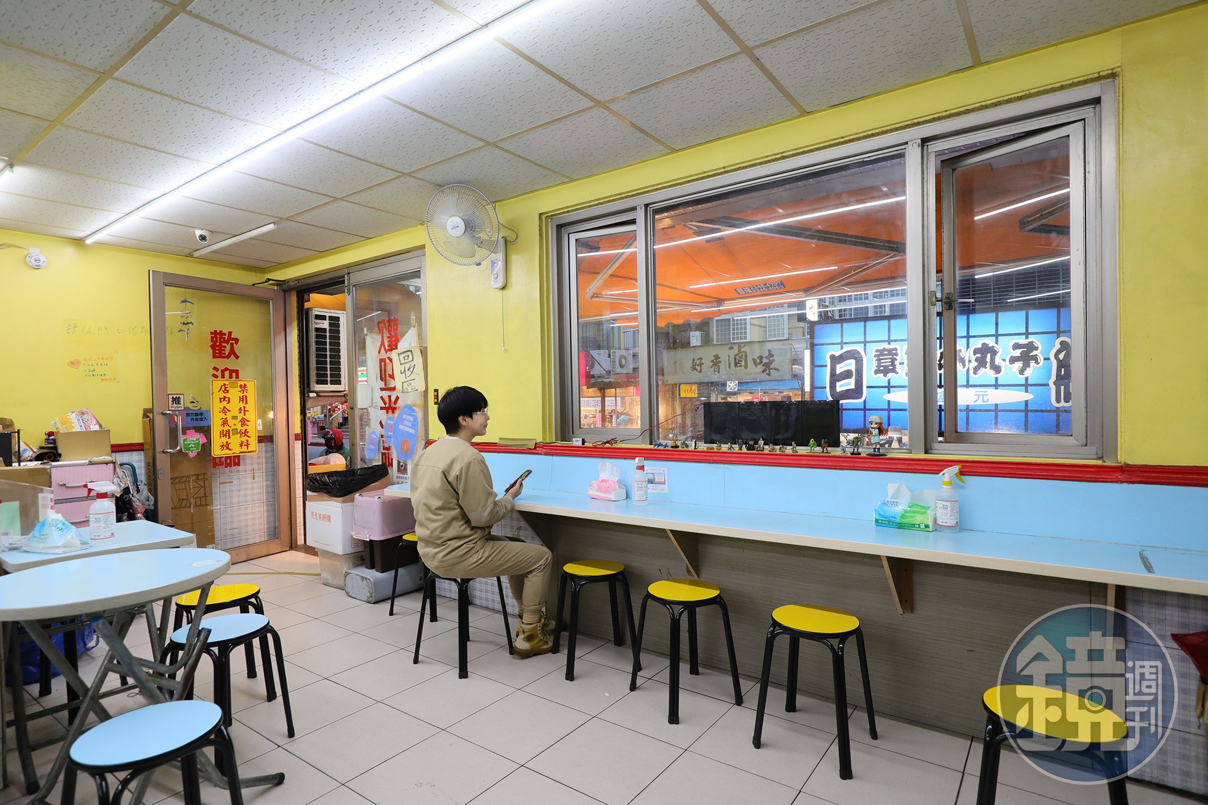 六順豆花開在台北民生社區新東街上。