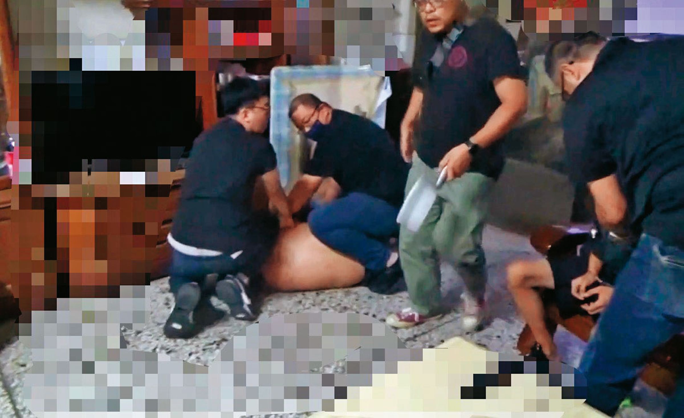 警方破獲總統大選選舉賭盤,逮捕涉案嫌犯。(刑事局提供)