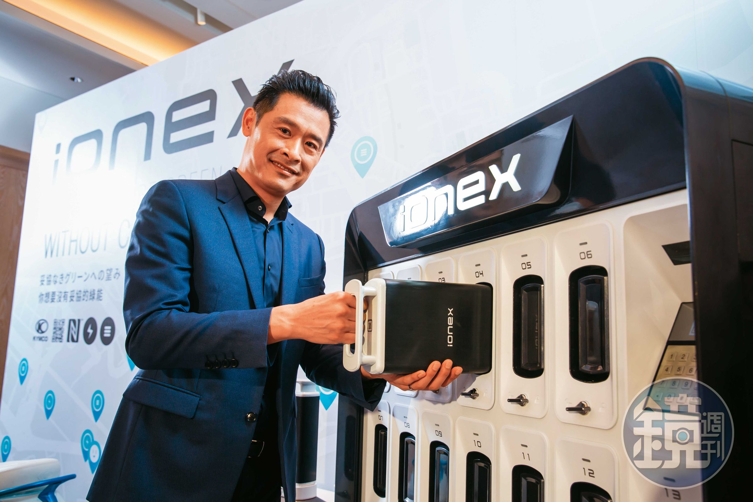 Ionex換電站在台灣遍地開花，柯勝峯預告將號召企業加入，做大電動機車市場。