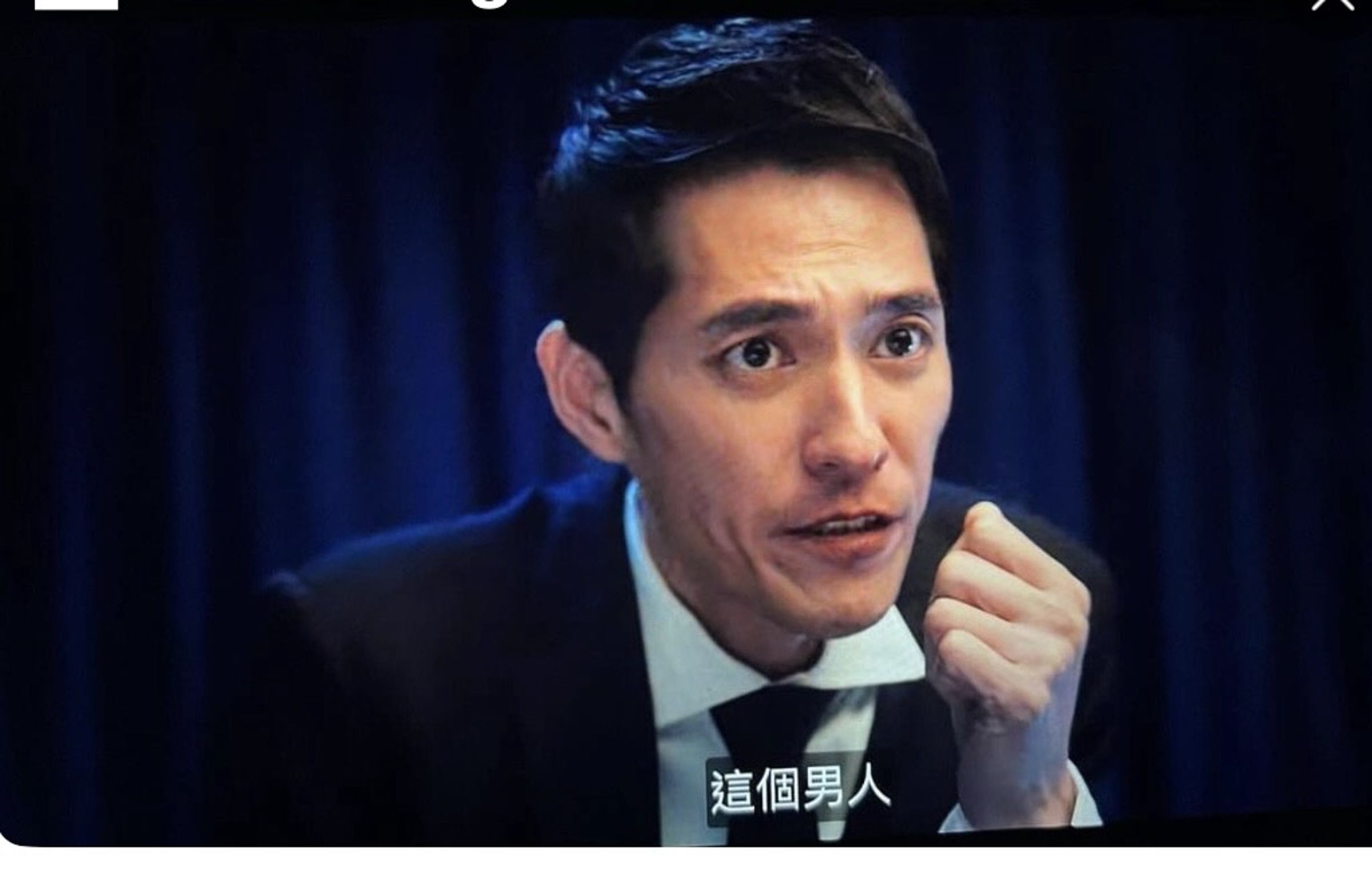 藍正龍在《影后》中模樣憔悴。(翻攝Threads)