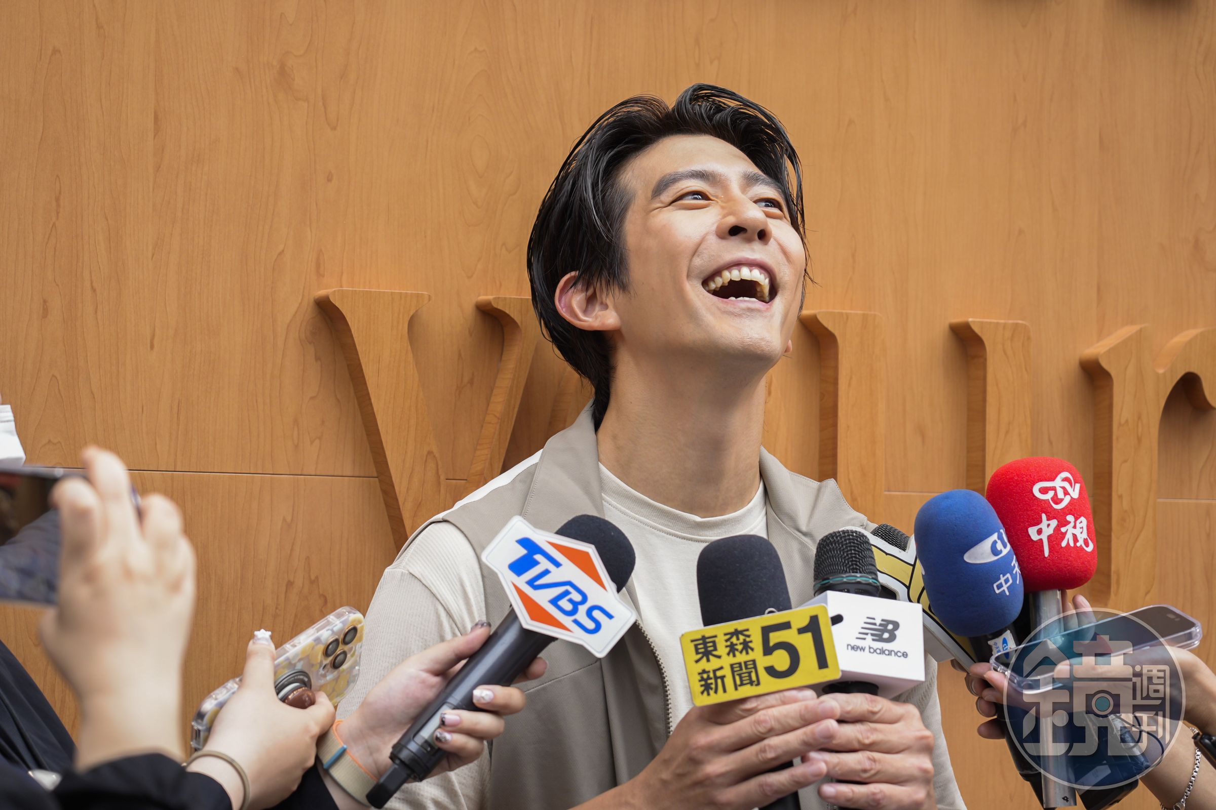 修杰楷提到520約跑妻女的話會有生命危險後,自己也笑出來。