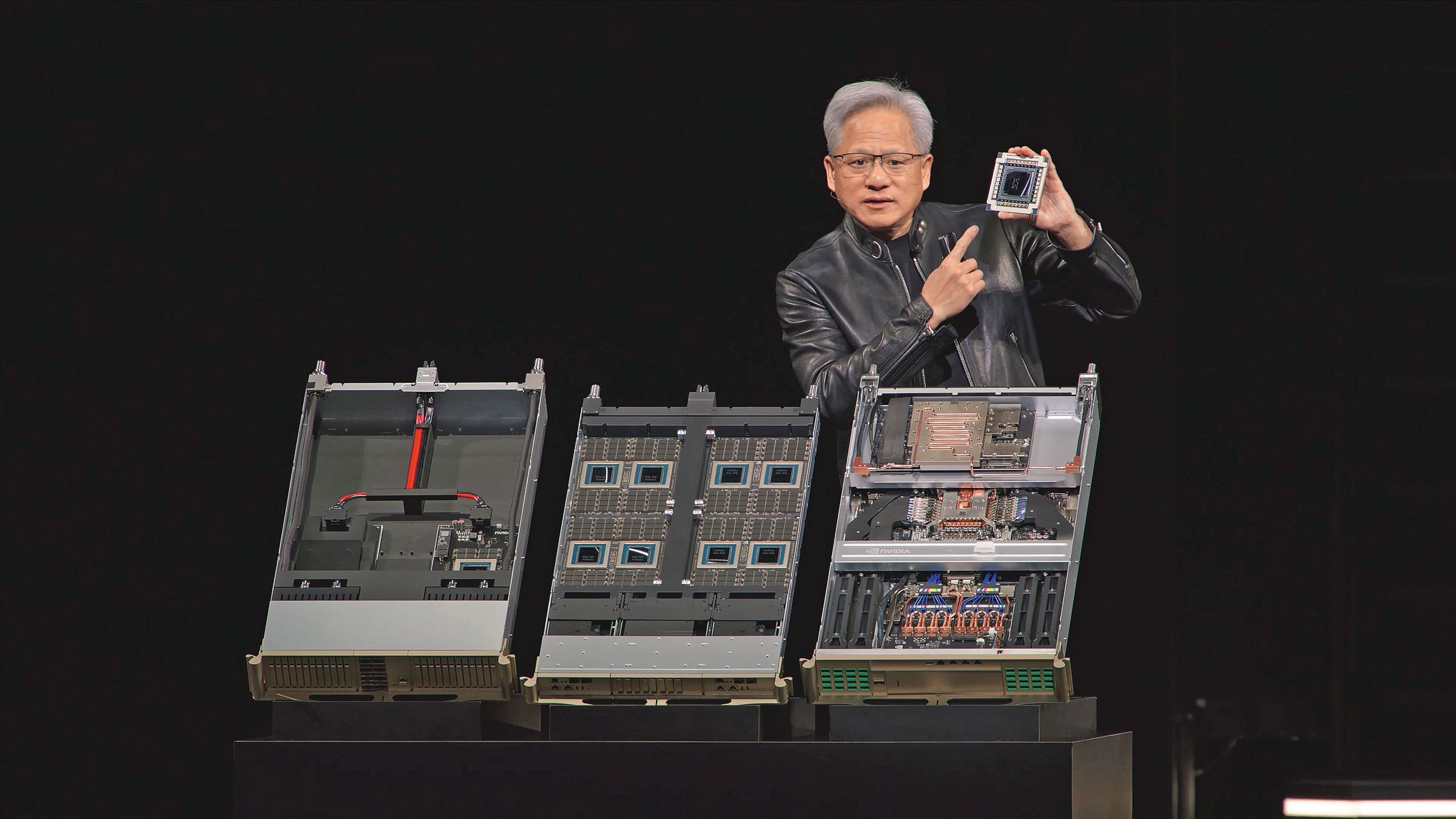 輝達執行長黃仁勳在今年的GTC大會上宣布，AI進入推論時代。（翻攝NVIDIA YT頻道）
