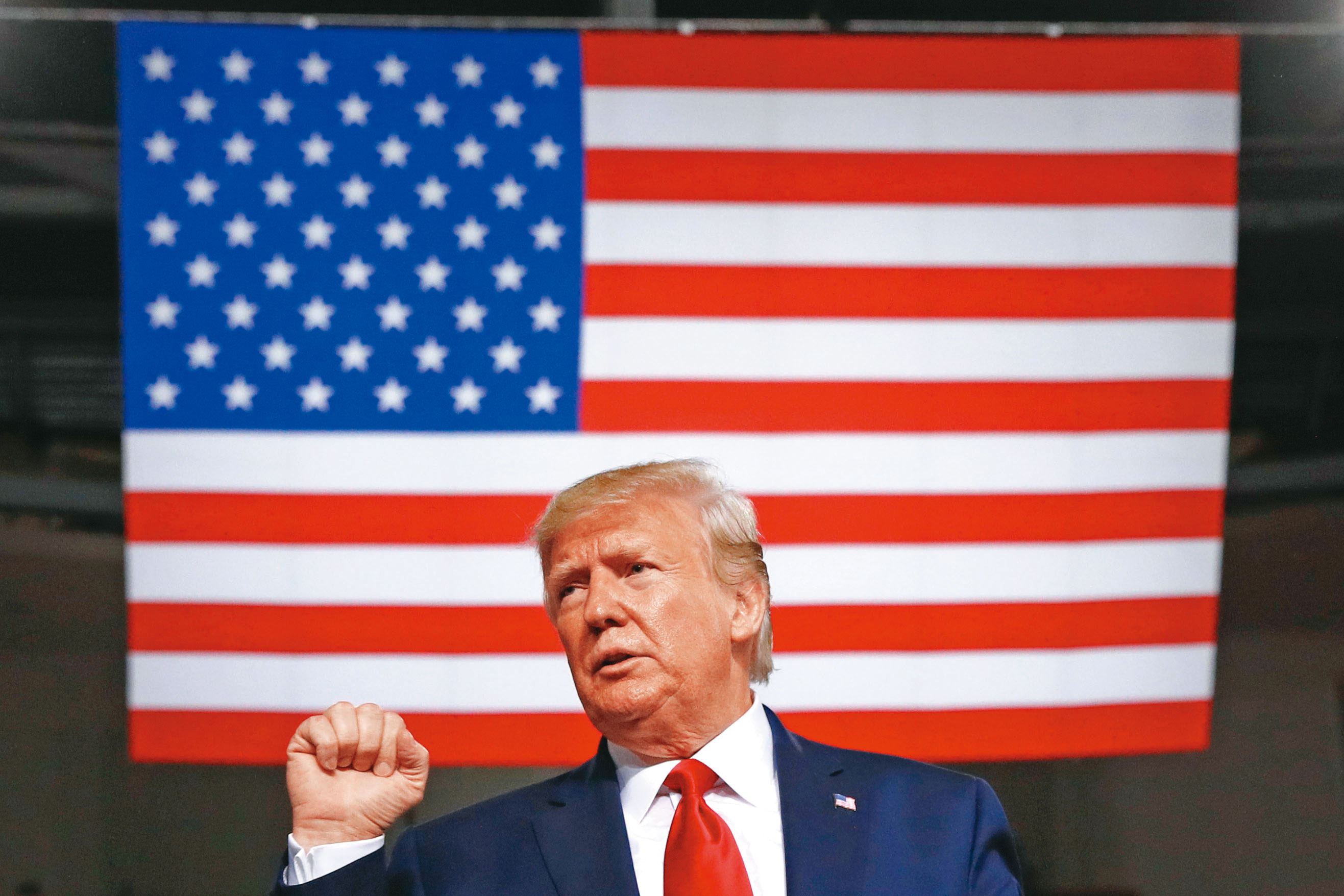 即將上任美國總統的川普（圖）屢出狂言，曾被他批為晶片小偷的台灣未來該如何自處，值得深思。（東方IC）