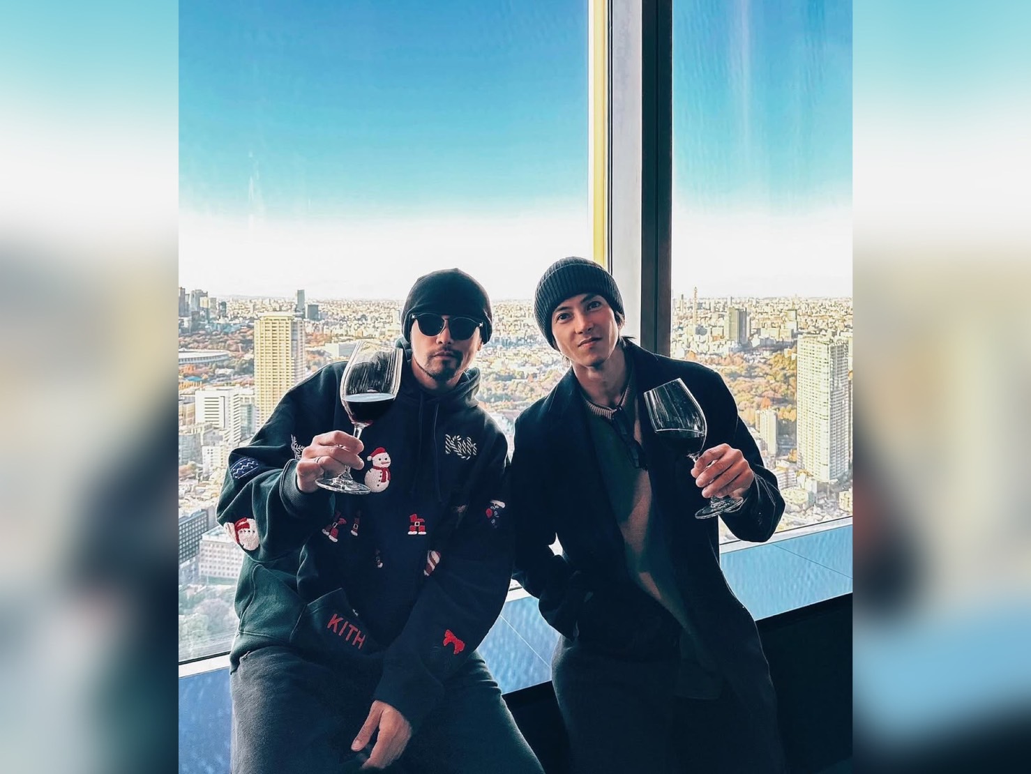 周杰倫曬與山下智久合照，羨煞粉絲。（翻攝IG@jaychou）