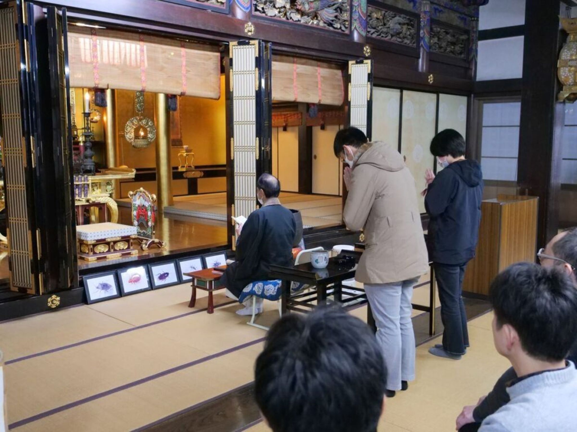 日本殺蟲劑公司為了感謝實驗蟲蟲們的犧牲奉獻，每年都會舉行蟲蟲追悼會。（翻攝自網路）