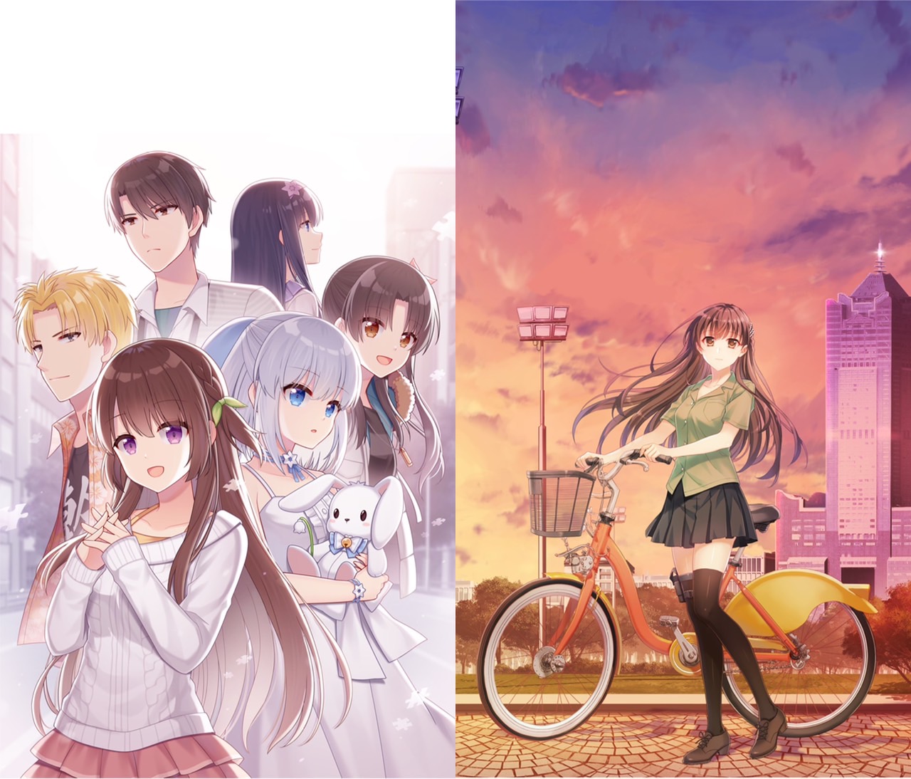 觀象草圖的《花落冬陽》（左圖）及Erotes Studio新作《末路之旅～高雄篇～》（右圖）各具特色，吸引玩家關注。（左圖：觀象草圖提供；右圖：Erotes Studio提供）