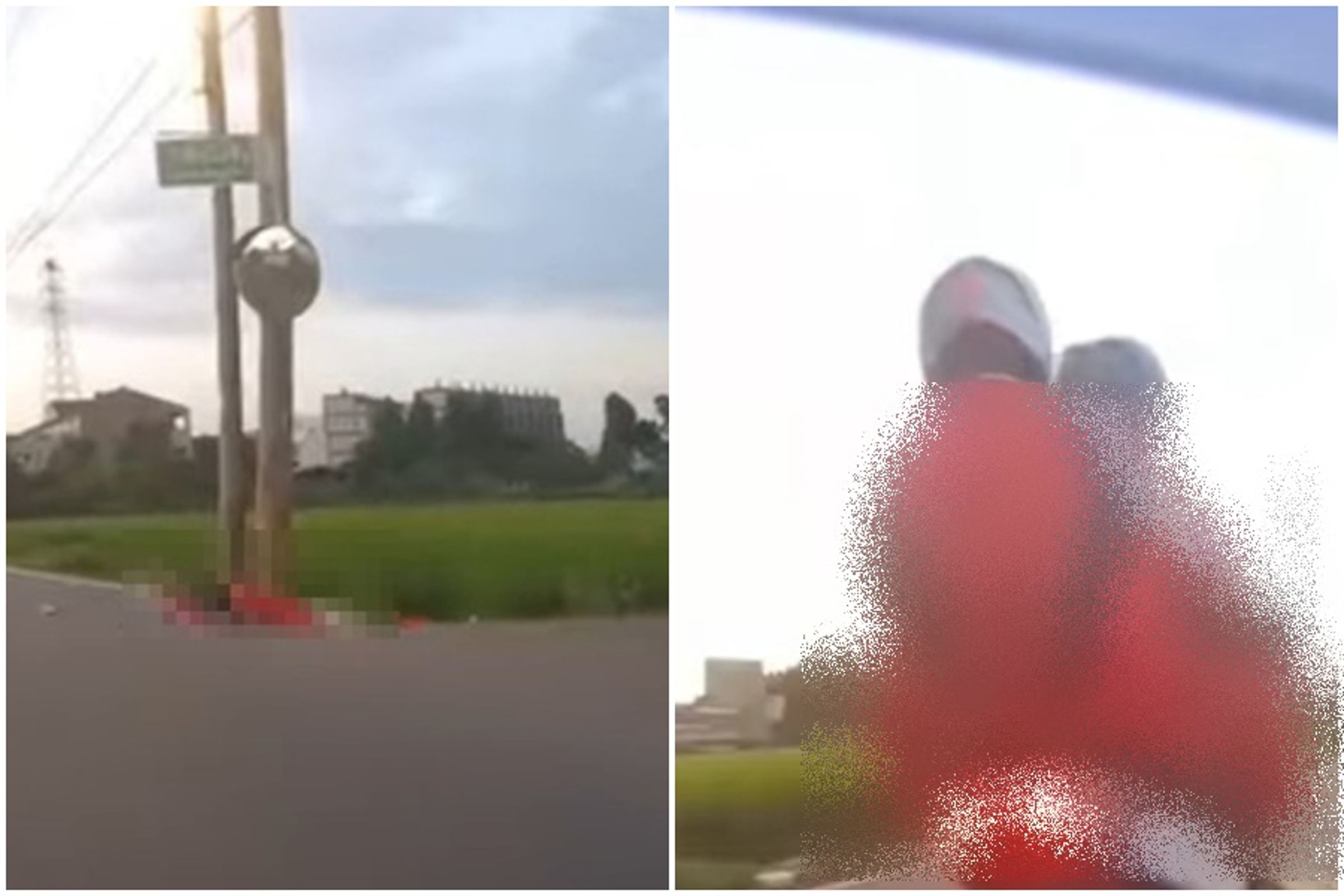 桃園2名高中生雙載車禍雙亡。（翻攝畫面）