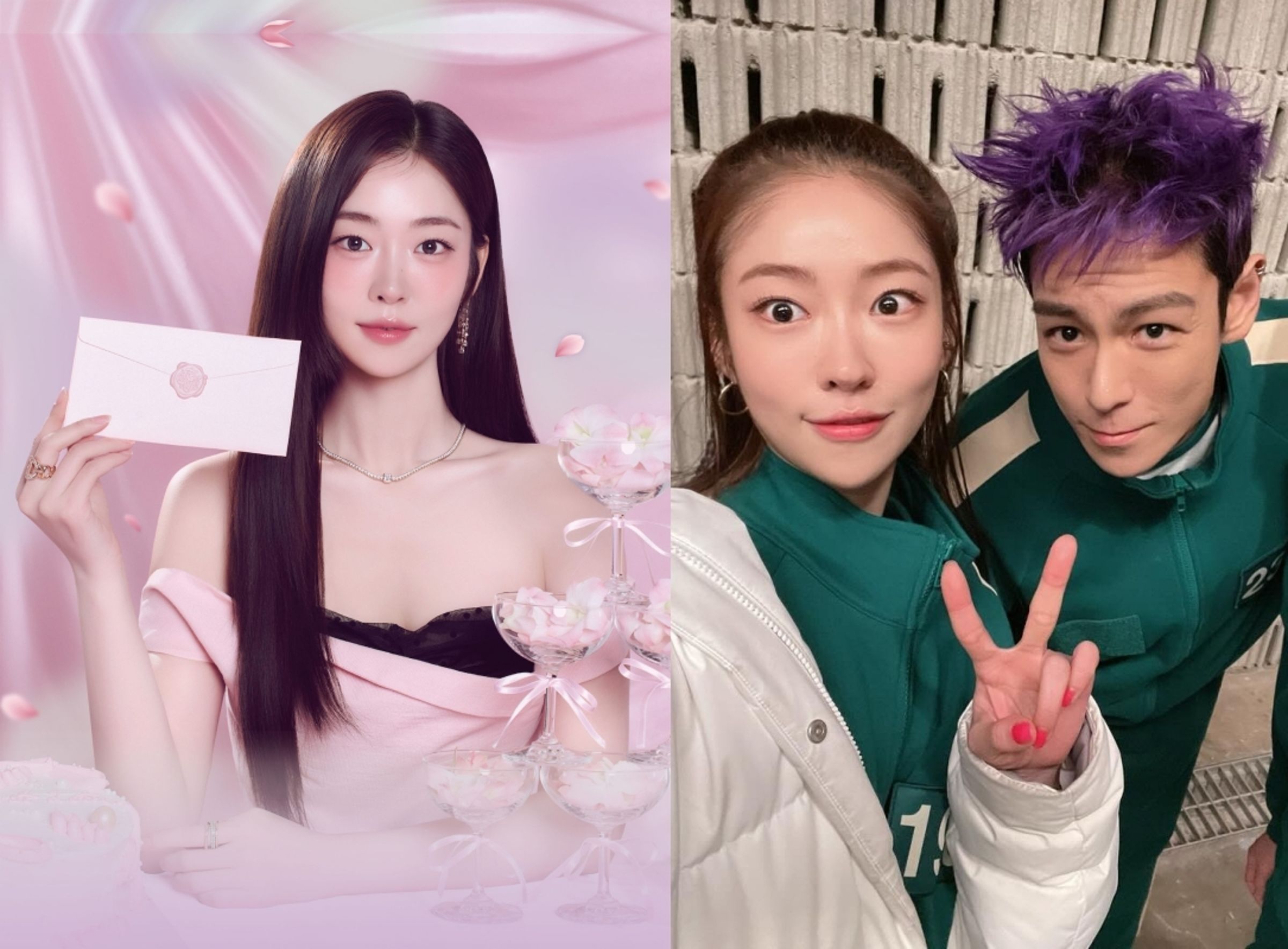 韓國女演員宋知佑出道六年首次訪台,將舉辦粉絲見面會。(左:首湛創意與BILLIONS提供,右圖翻攝宋知佑INS)