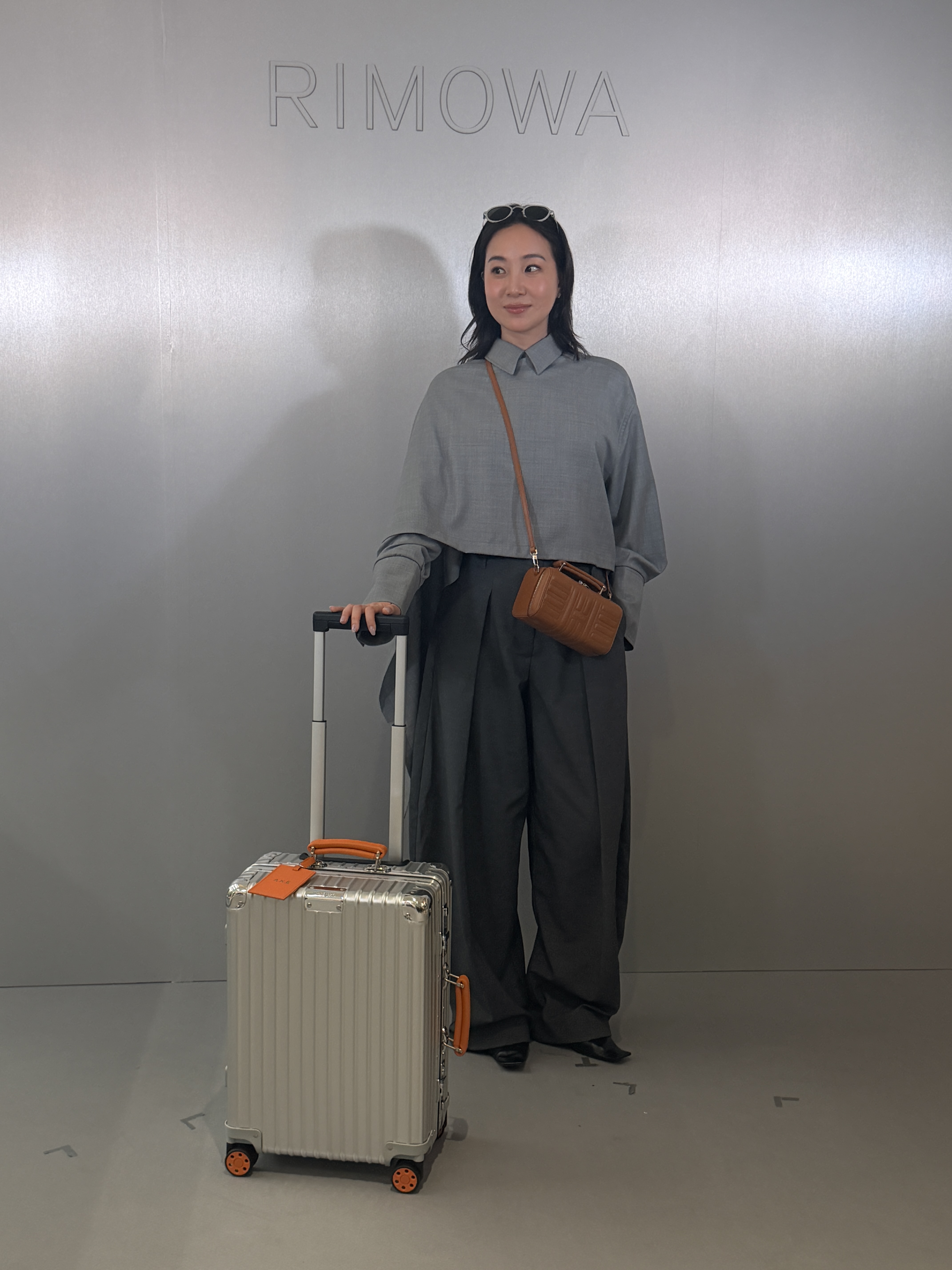 Melinda認為旅遊時，要外型漂亮出門拍照會讓女生心情很好。（陳慧明攝）       