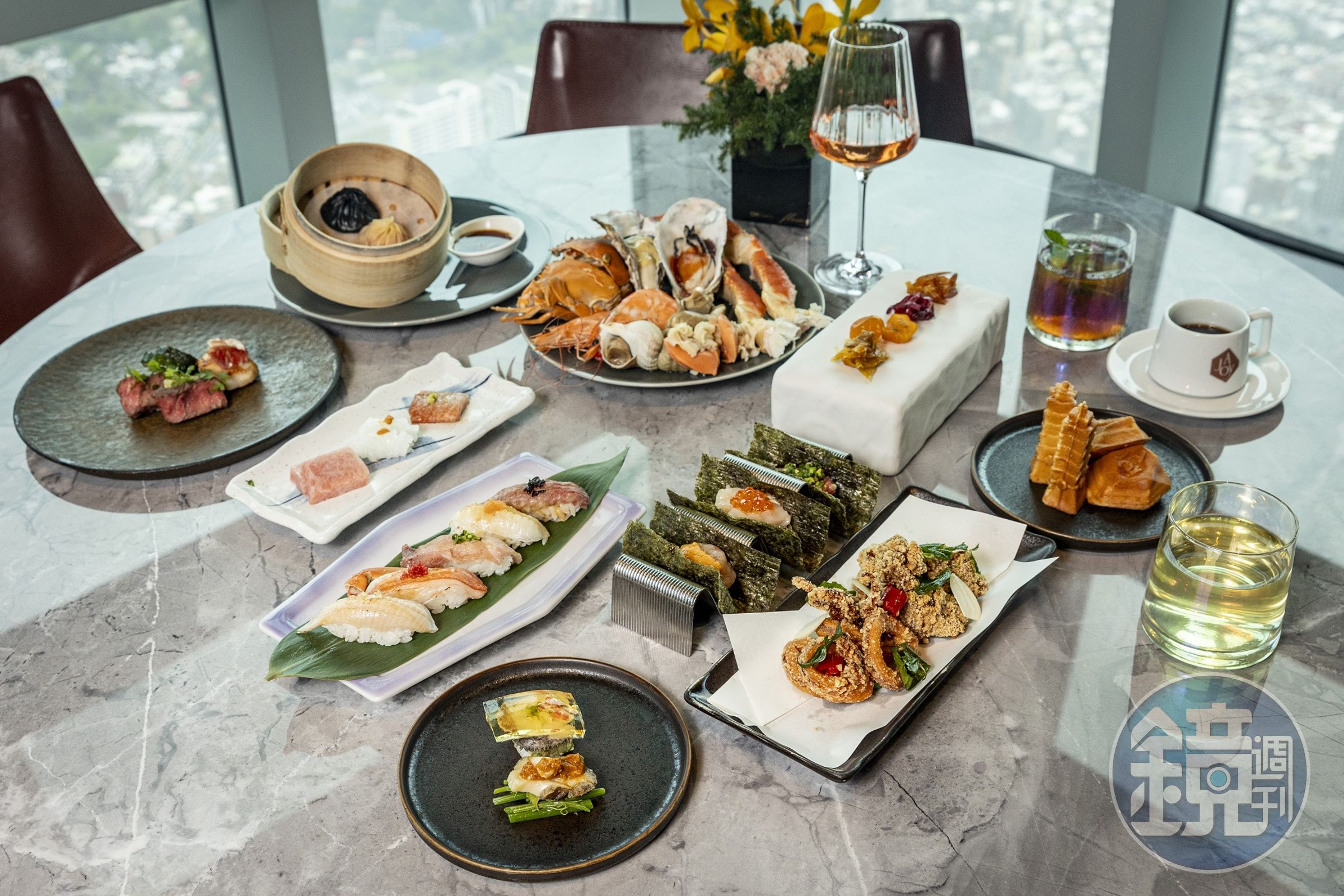 饗 A Joy跟台灣的Buffet文化帶來不同以往Selective Dining的體驗,以不同的餐台料理吃出新意。(攝影組)