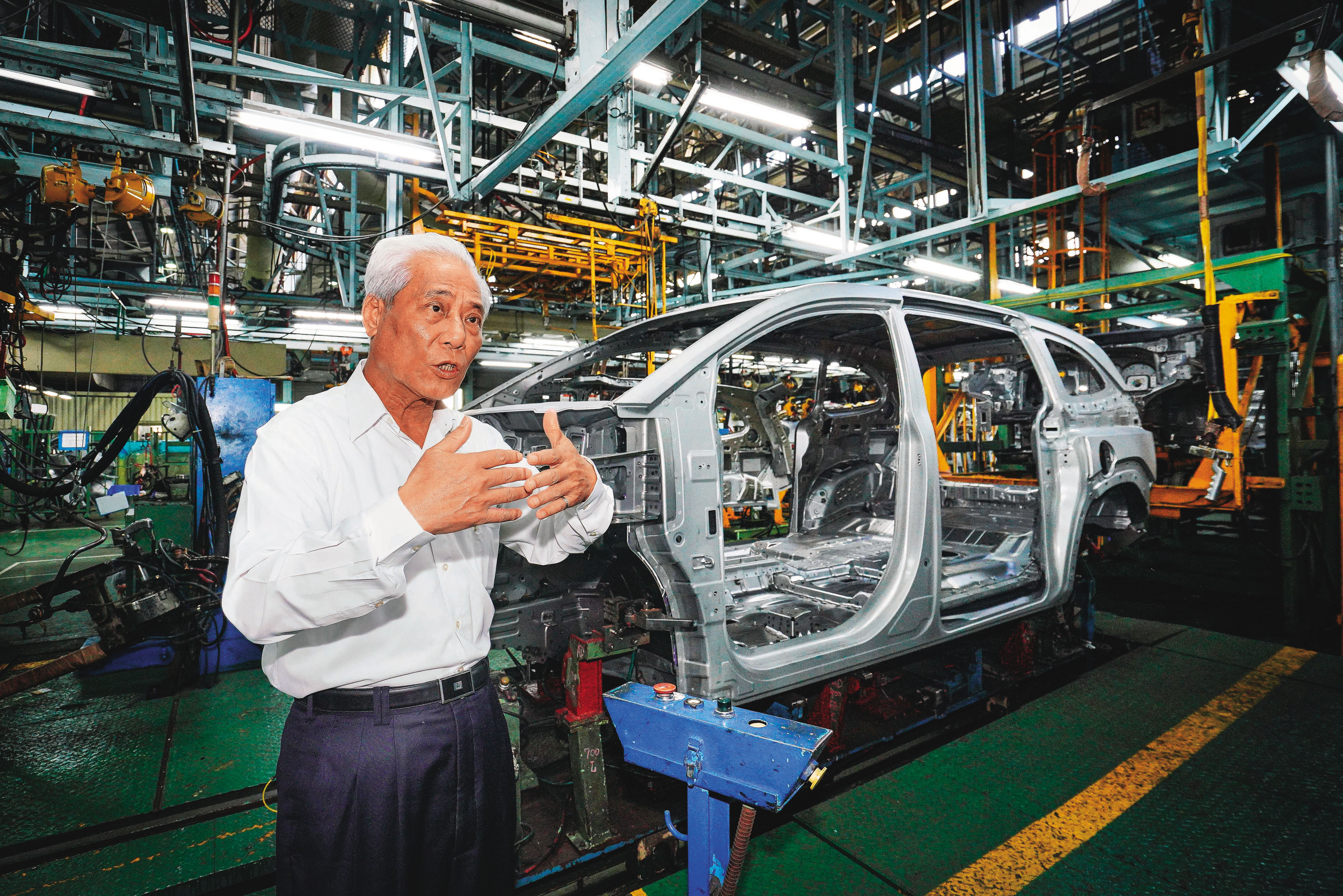 三陽工業董事長吳清源要一步到位，明年現代車國產化自製率直攻35％。