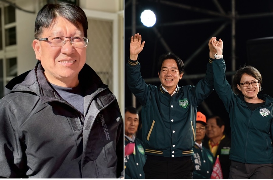 順利連任的國民黨立委林思銘指出，賴蕭配未獲得過半的民意支持，台灣應該要考慮採國外2輪投票制。（圖左林思銘臉書，圖右本刊資料照）