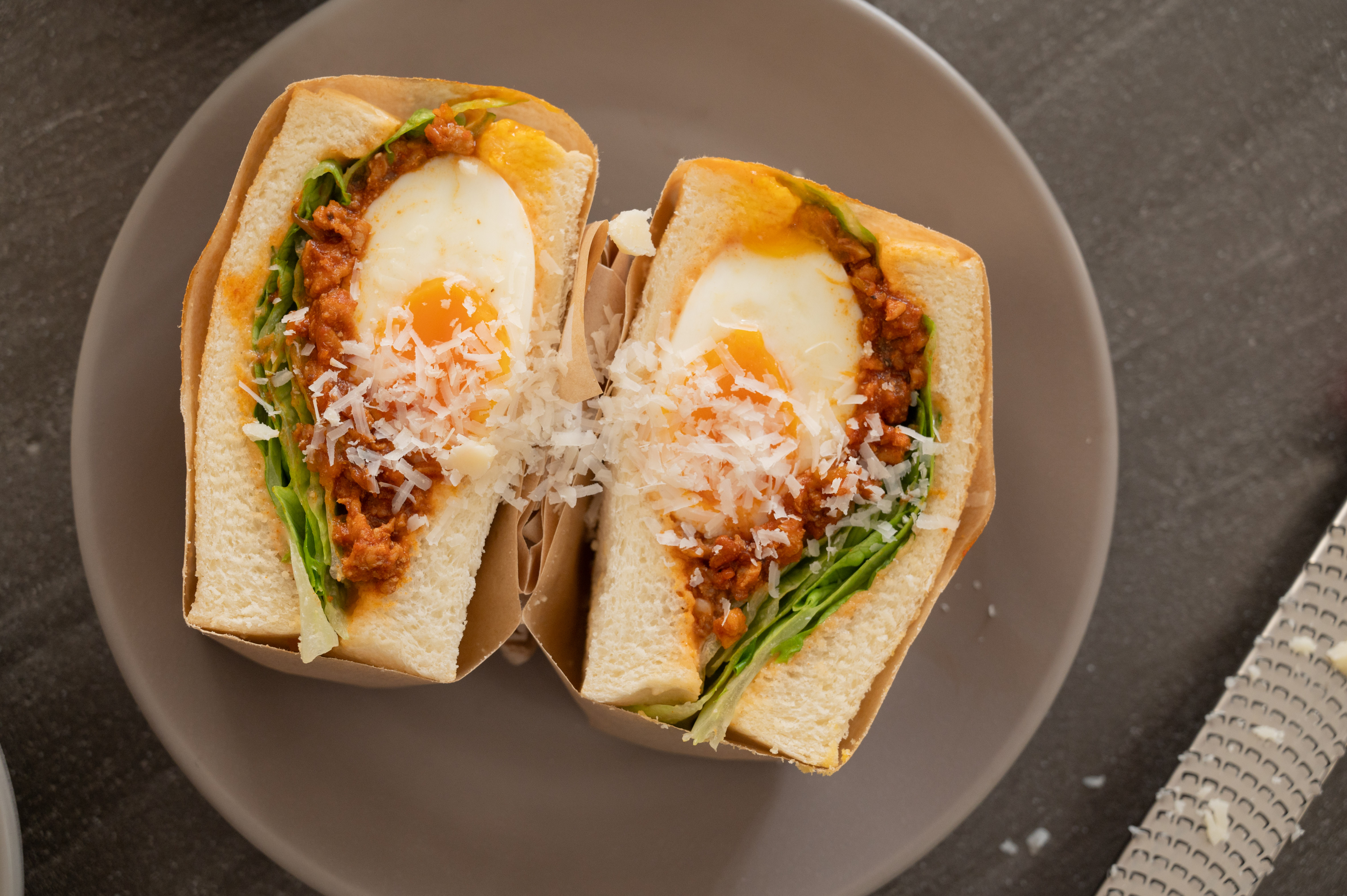 EGG BUN的特色三明治。(Flavor風格美食指南提供)