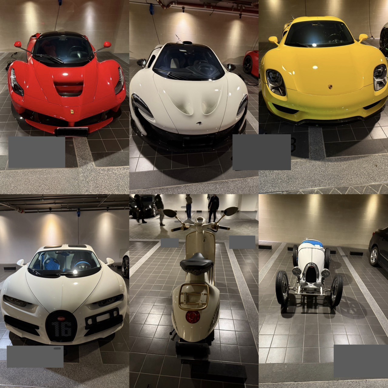 太子集團案扣押名車。(調查局提供)