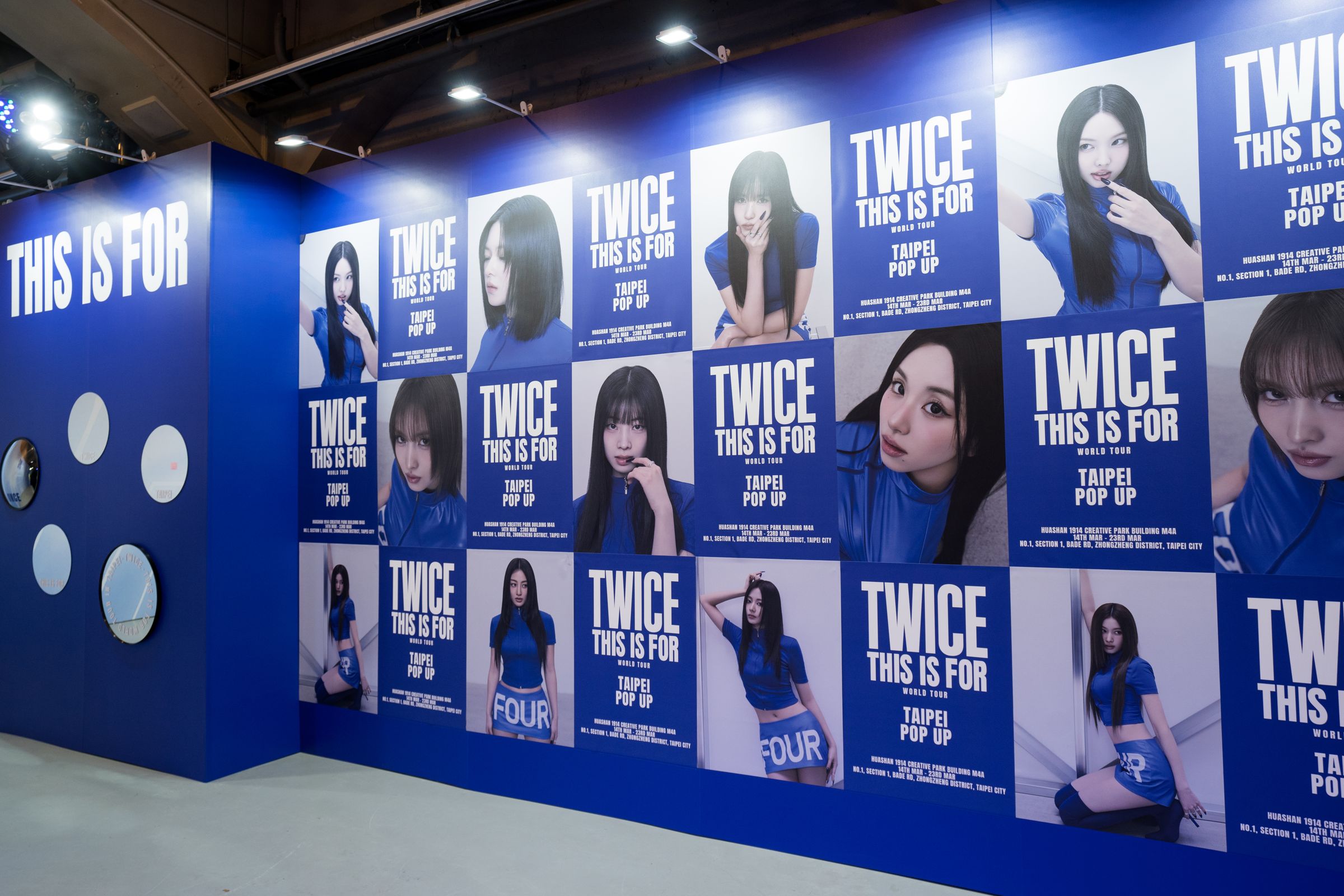 TWICE官方快閃店已經在華山登場。（Live Nation提供）