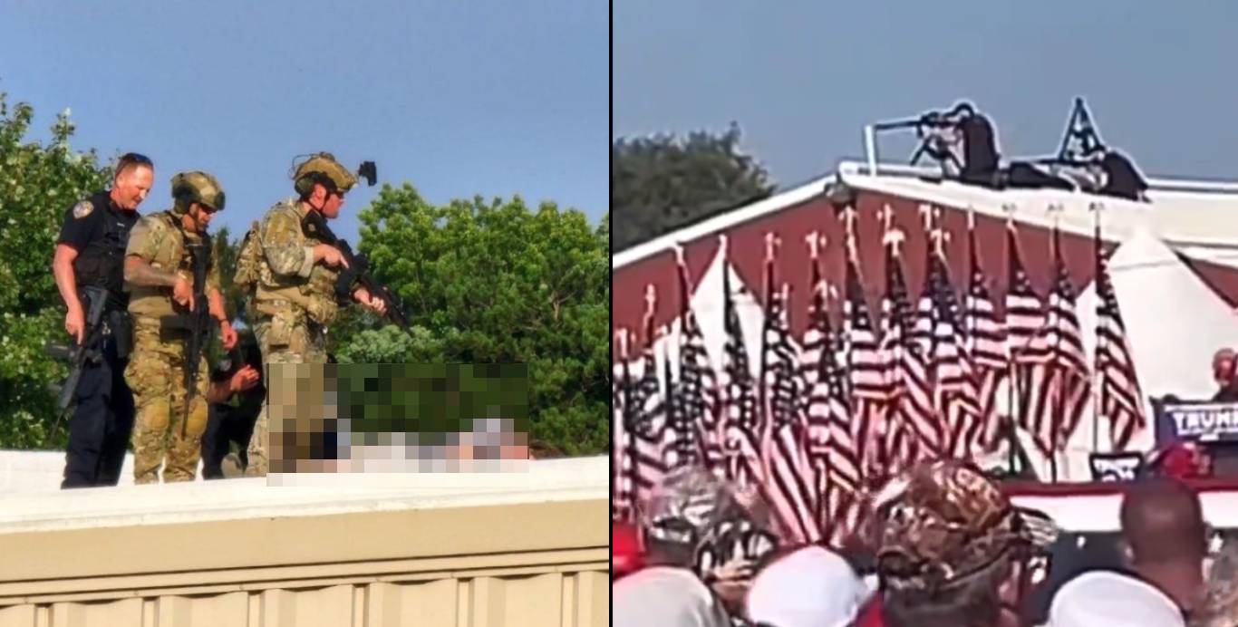 警方持狙擊槍，擊斃疑似槍手。（翻攝X）