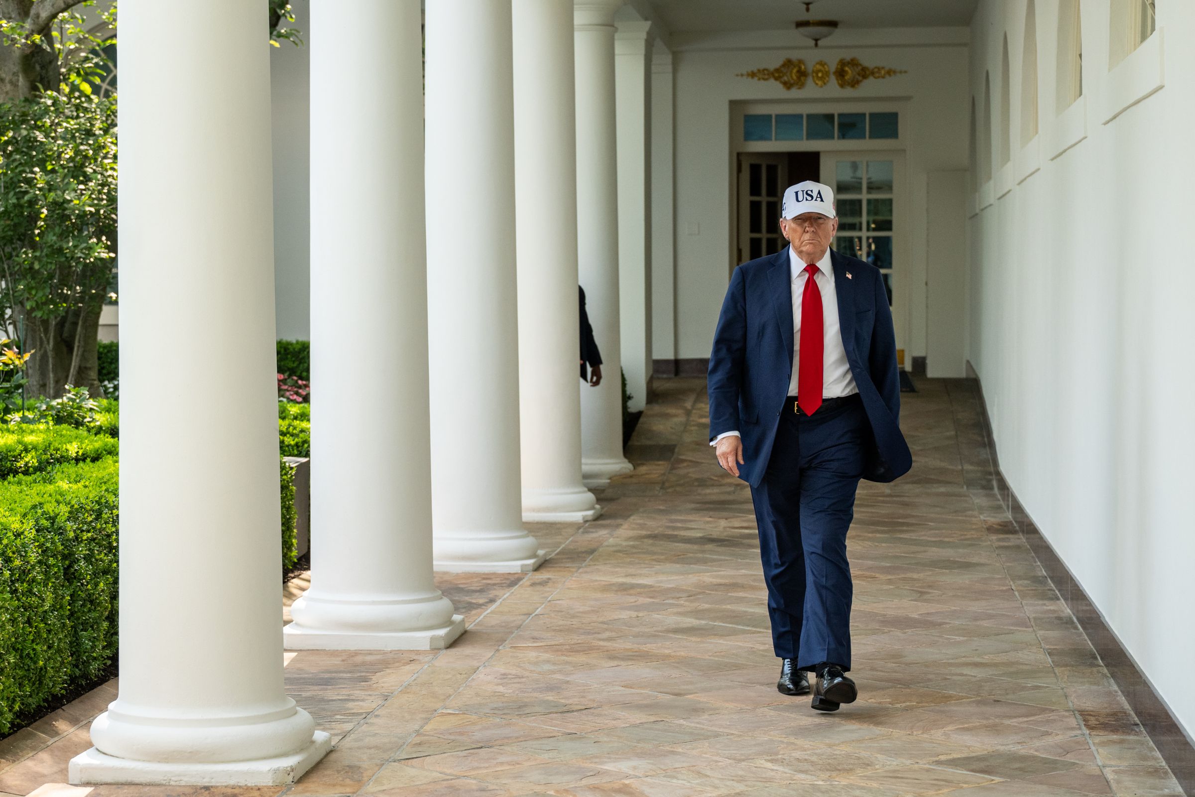 美國總統川普。(翻攝自X@WhiteHouse)