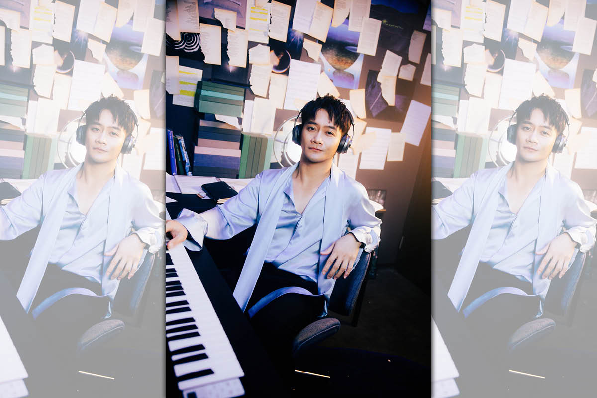 大Q秉洛帶著新專輯《深夜專屬 Q.R.Code》回歸。（众悅娛樂提供）