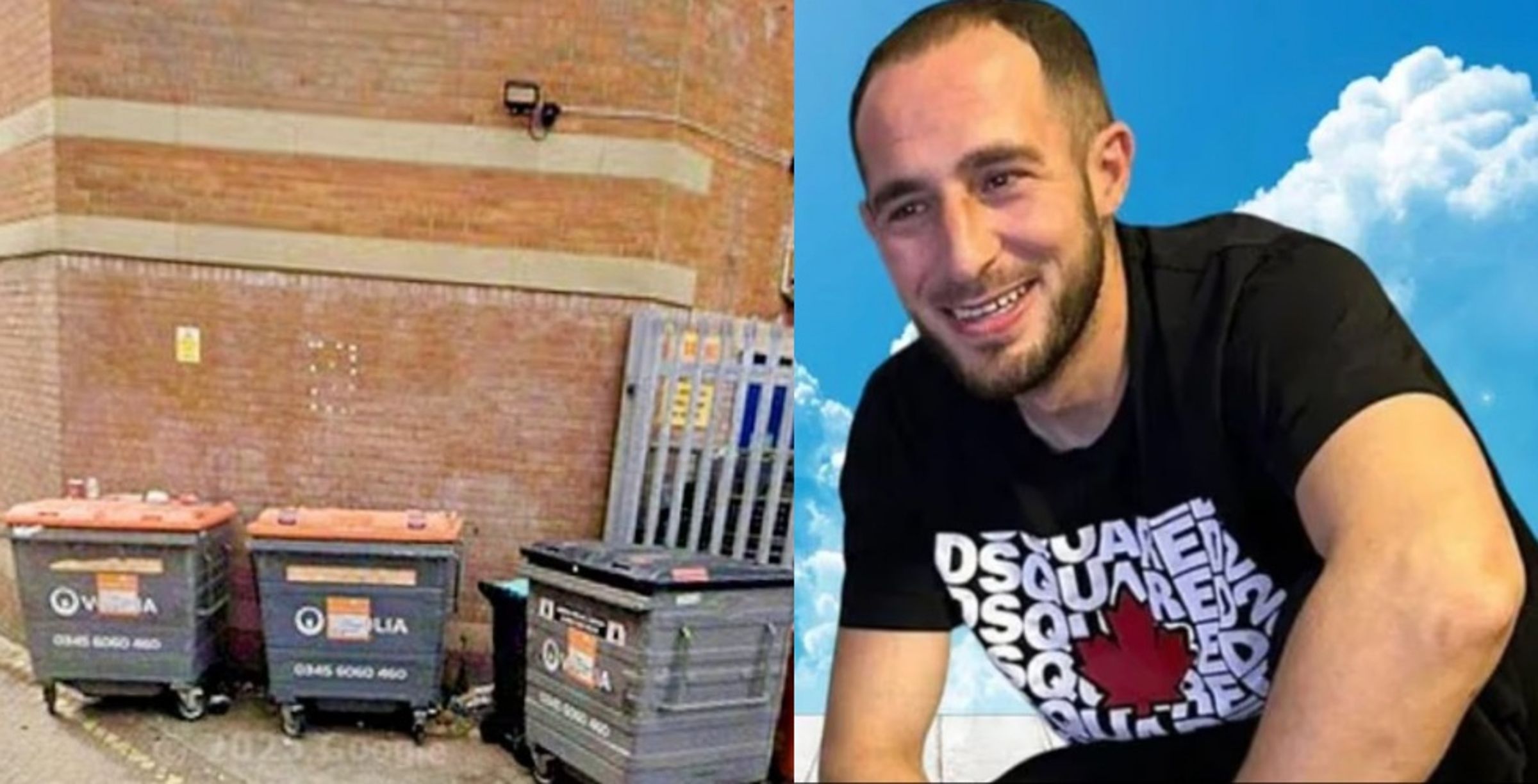英國北安普頓一名無家可歸男子因天冷藏身垃圾箱，遭垃圾車誤收受重傷，送醫仍不治。當地社區與慈善團體呼籲加強街友冬季庇護措施。（翻攝自X /  MassiVeMaC）