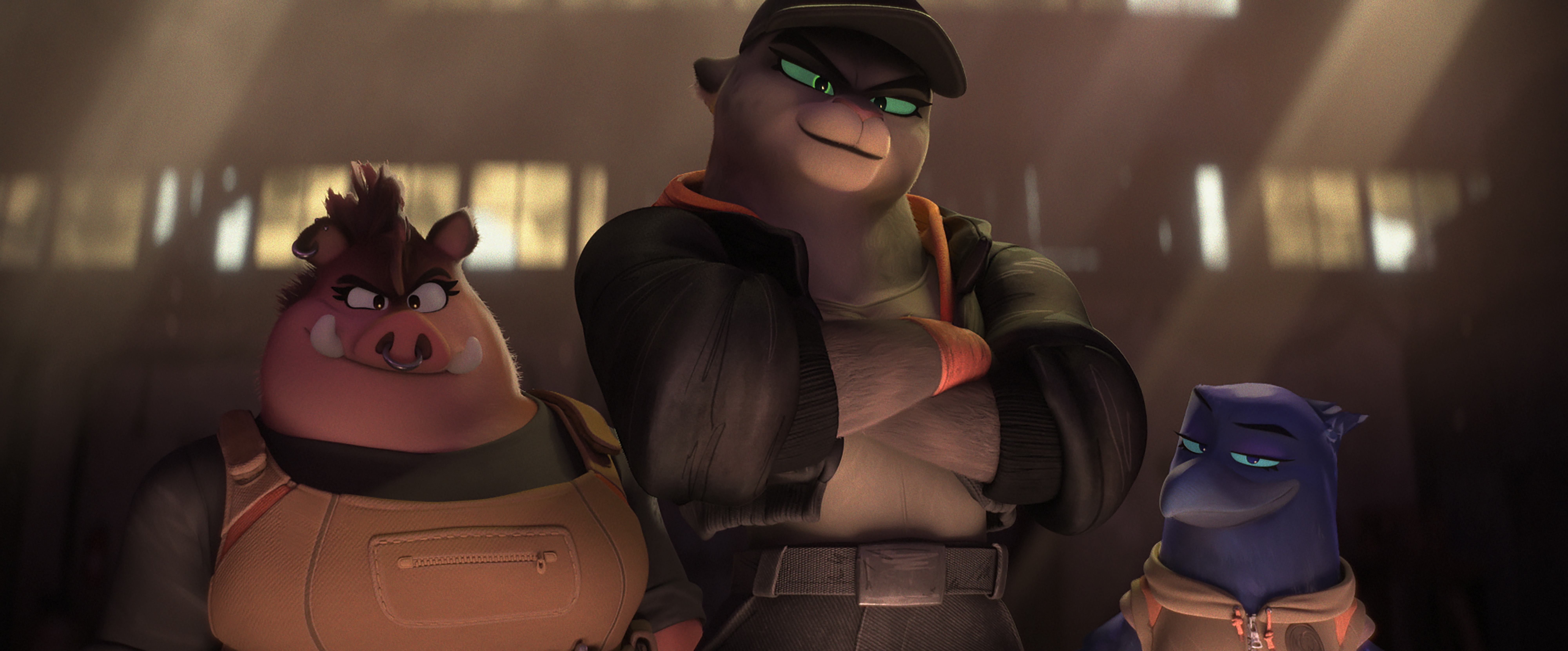 《壞蛋聯盟2》出現了惡女聯盟，由雪豹凱蒂（中）領軍的反派人物，就是要來把事情搞大的。（UIP提供）