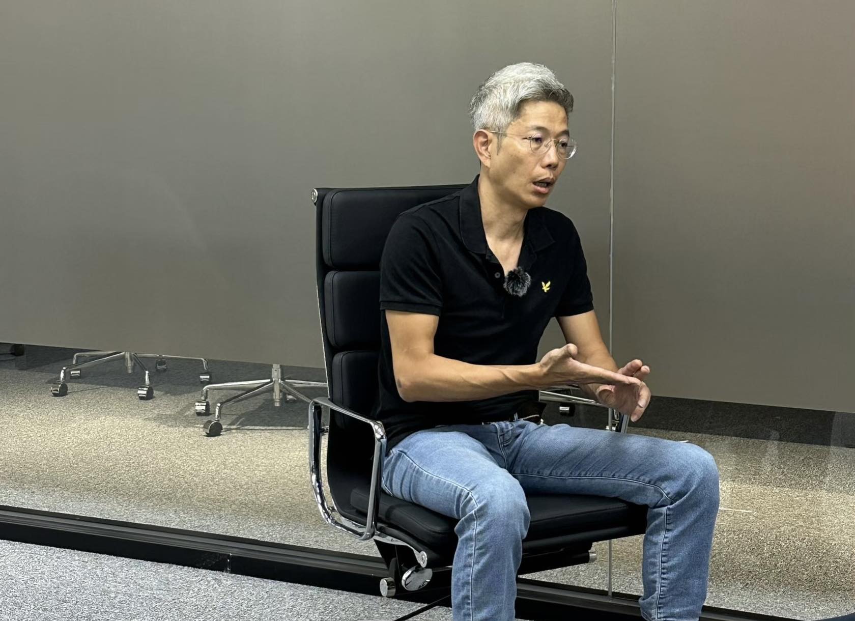 看好國際新能源對碳化矽需求，格棋化合物半導體執行長葉國偉向本刊揭露海外擴廠布局計劃。（格棋提供）