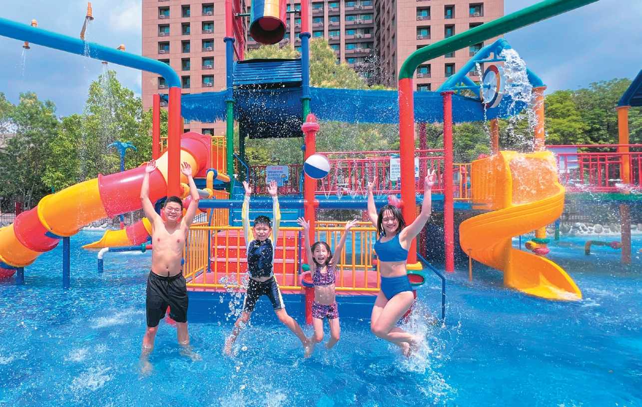 台北親水節讓大小朋友度過清涼消暑的假期。(資料照/台北自來水事業處)