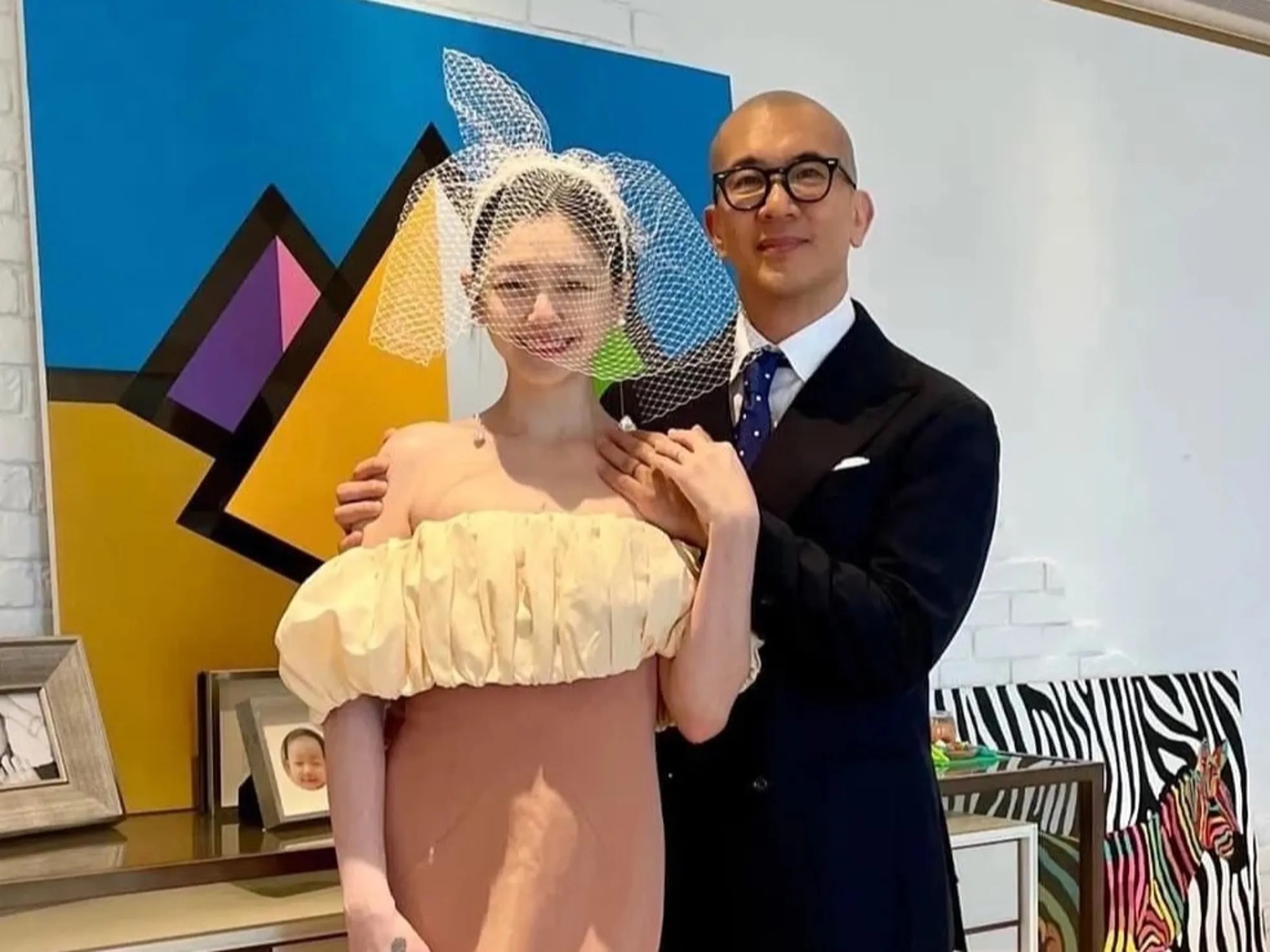 大S與具俊燁結婚將滿3週年前，因病離世。（翻攝自具俊燁IG）