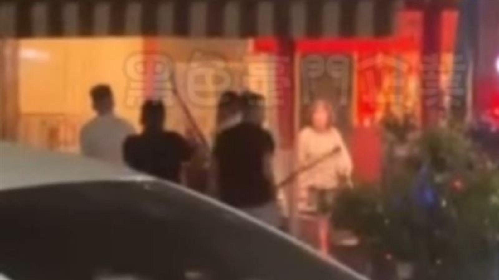 嘉義市一處私人宮廟14日晚間發生槍擊案。（翻攝黑色豪門企業）