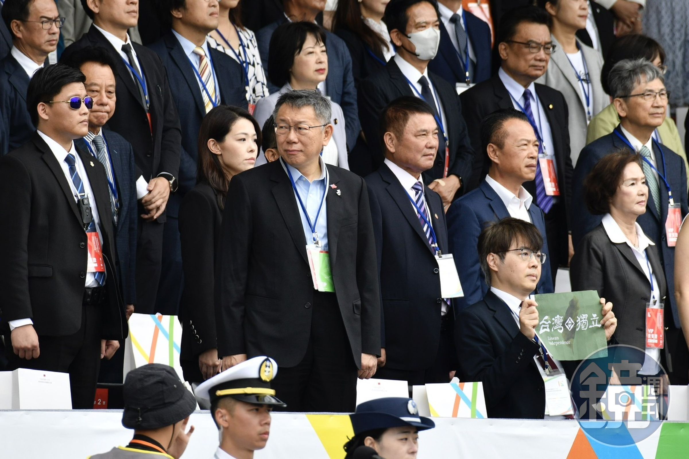 柯文哲今參與總統就職典禮，下午也召開記者會針對賴清德講稿提出質疑。